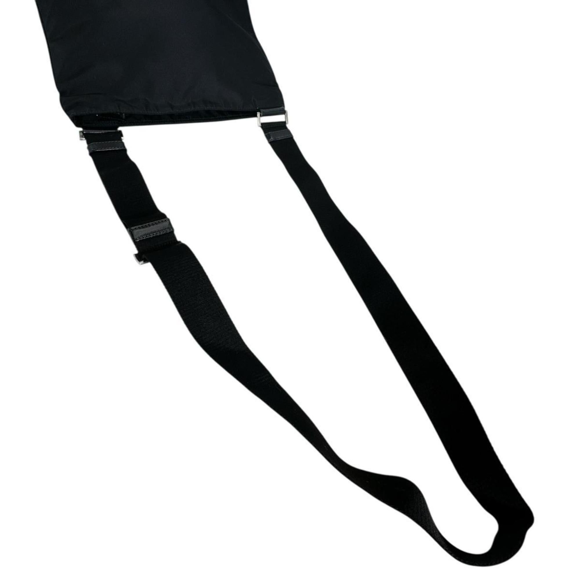 Prada Prada shoulder bag, body triangle logo, nylon, black Size ONE SIZE - 9 Thumbnail