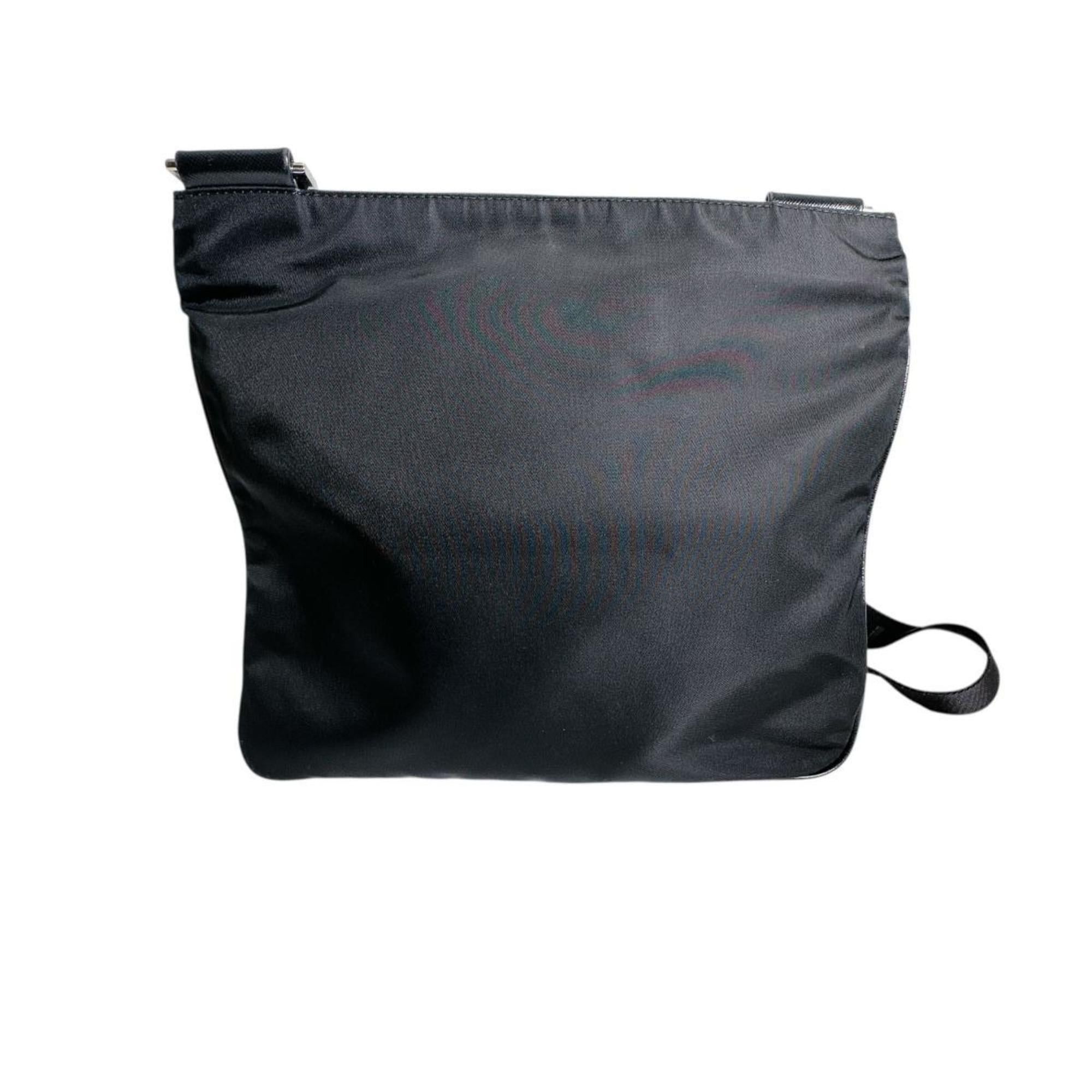 Prada Prada shoulder bag, body triangle logo, nylon, black Size ONE SIZE - 3 Thumbnail