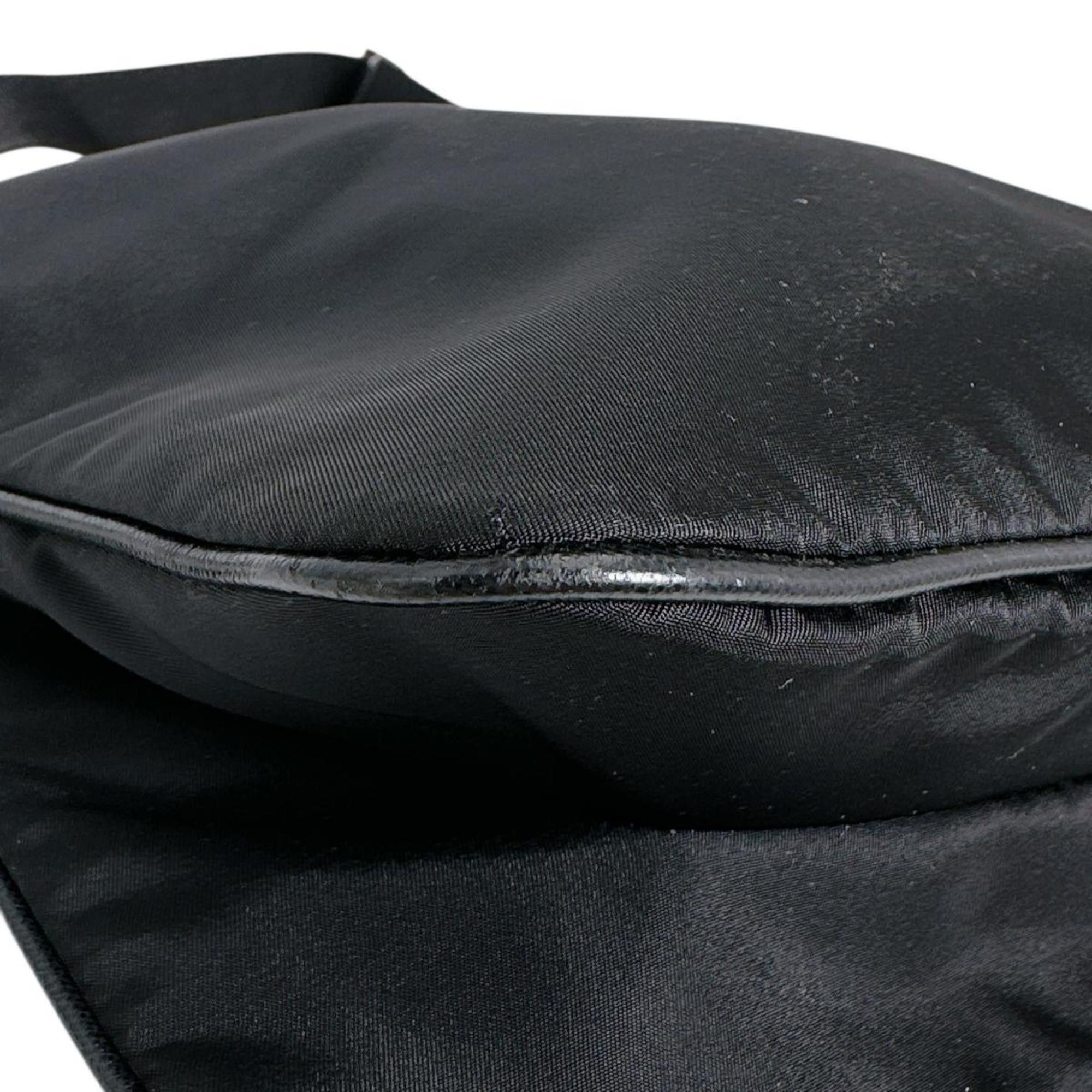 Prada Prada shoulder bag, body triangle logo, nylon, black Size ONE SIZE - 14 Thumbnail