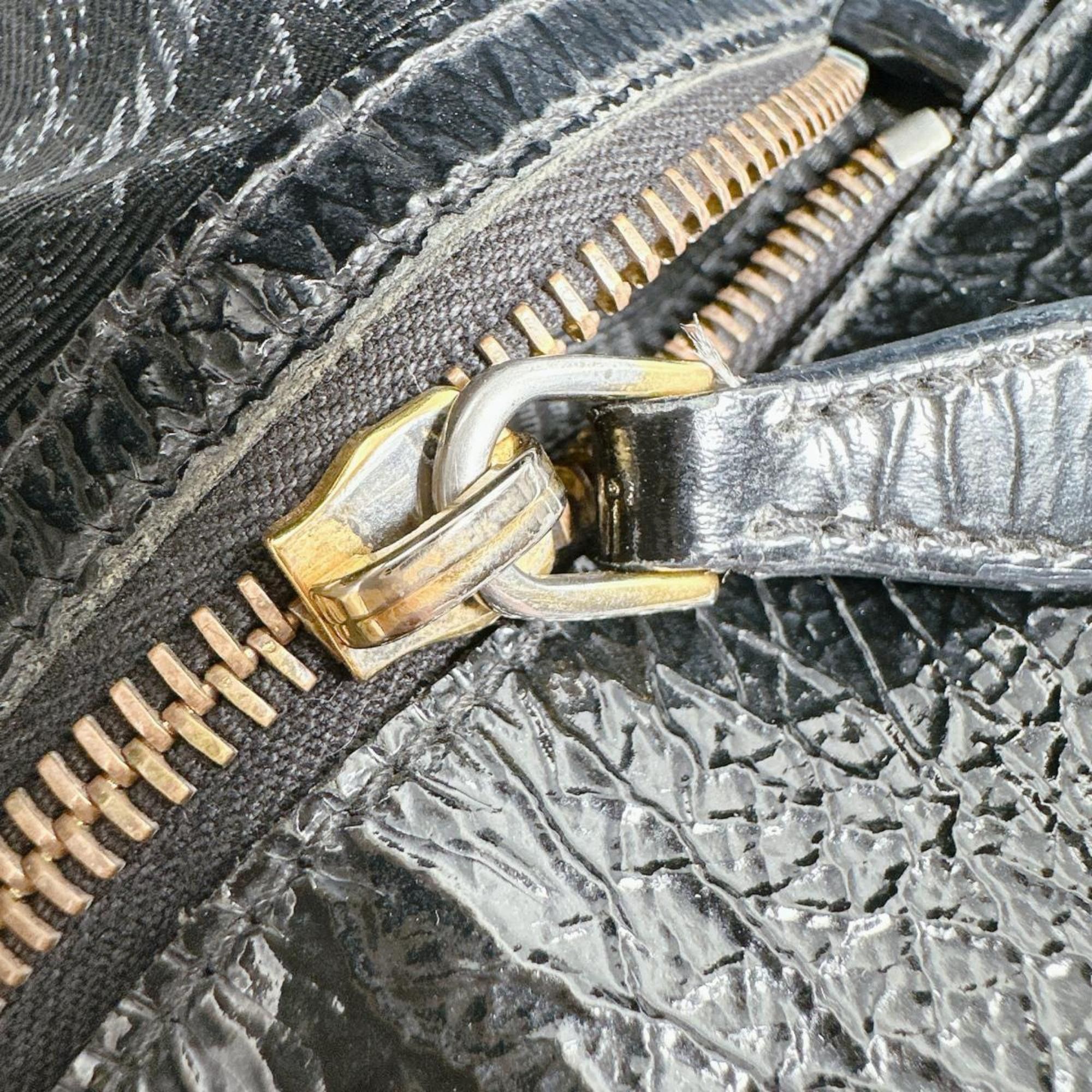 Prada Prada tote bag shoulder in patent leather and black Size ONE SIZE - 16 Thumbnail