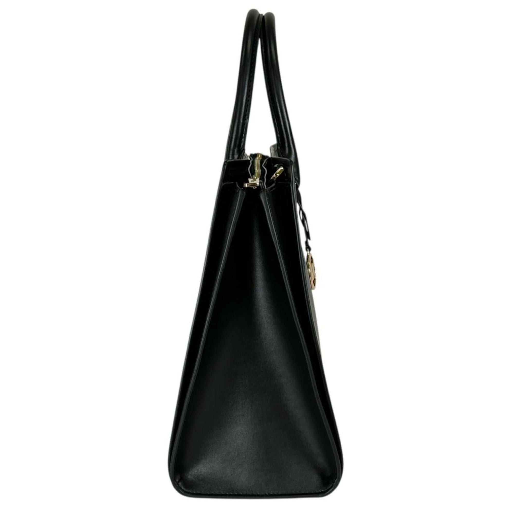 Michael Kors Michael Kors Handbag Satchel Shoulder Bag Leather 35T0GWXS3L Black Size ONE SIZE - 4 Thumbnail