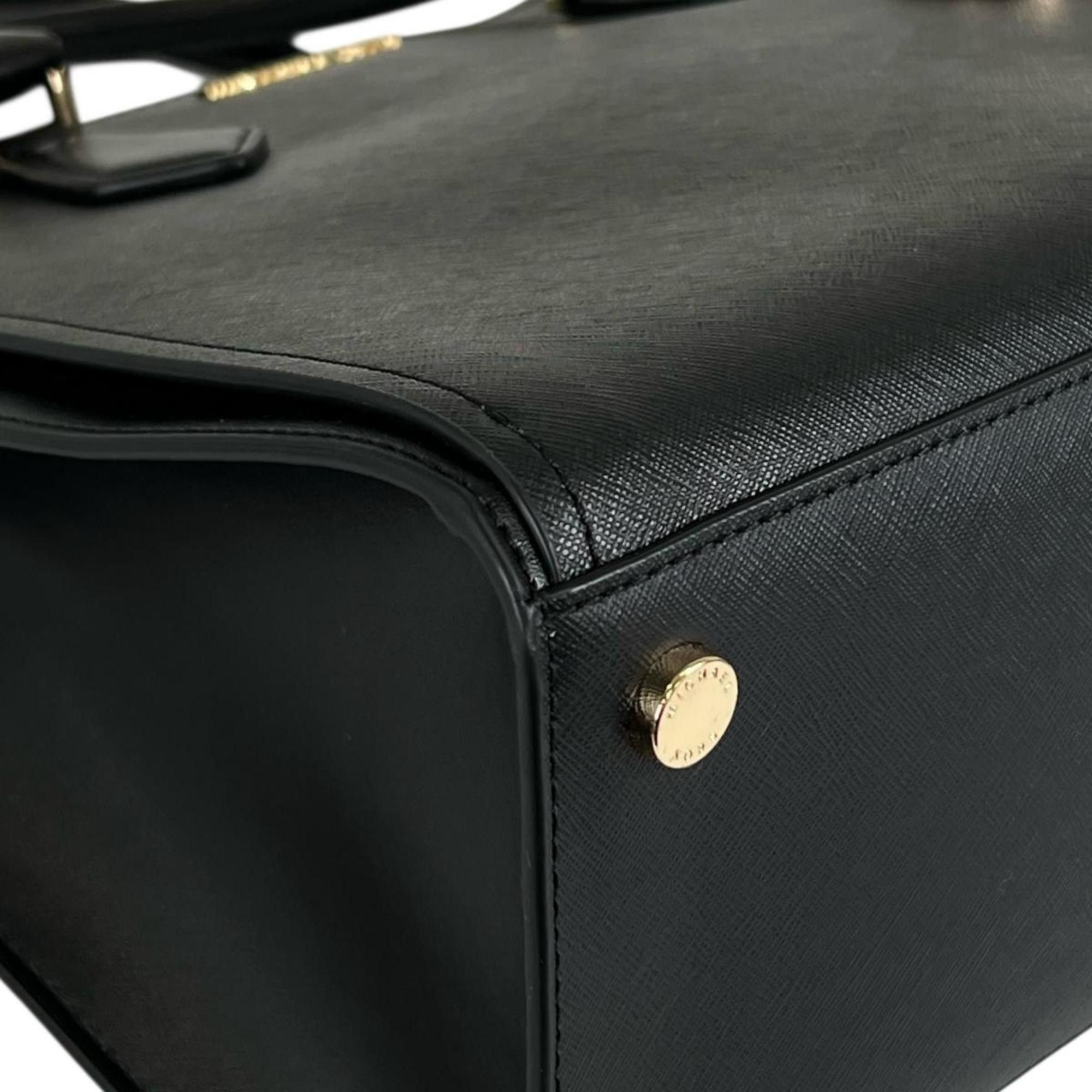 Michael Kors Michael Kors Handbag Satchel Shoulder Bag Leather 35T0GWXS3L Black Size ONE SIZE - 7 Thumbnail