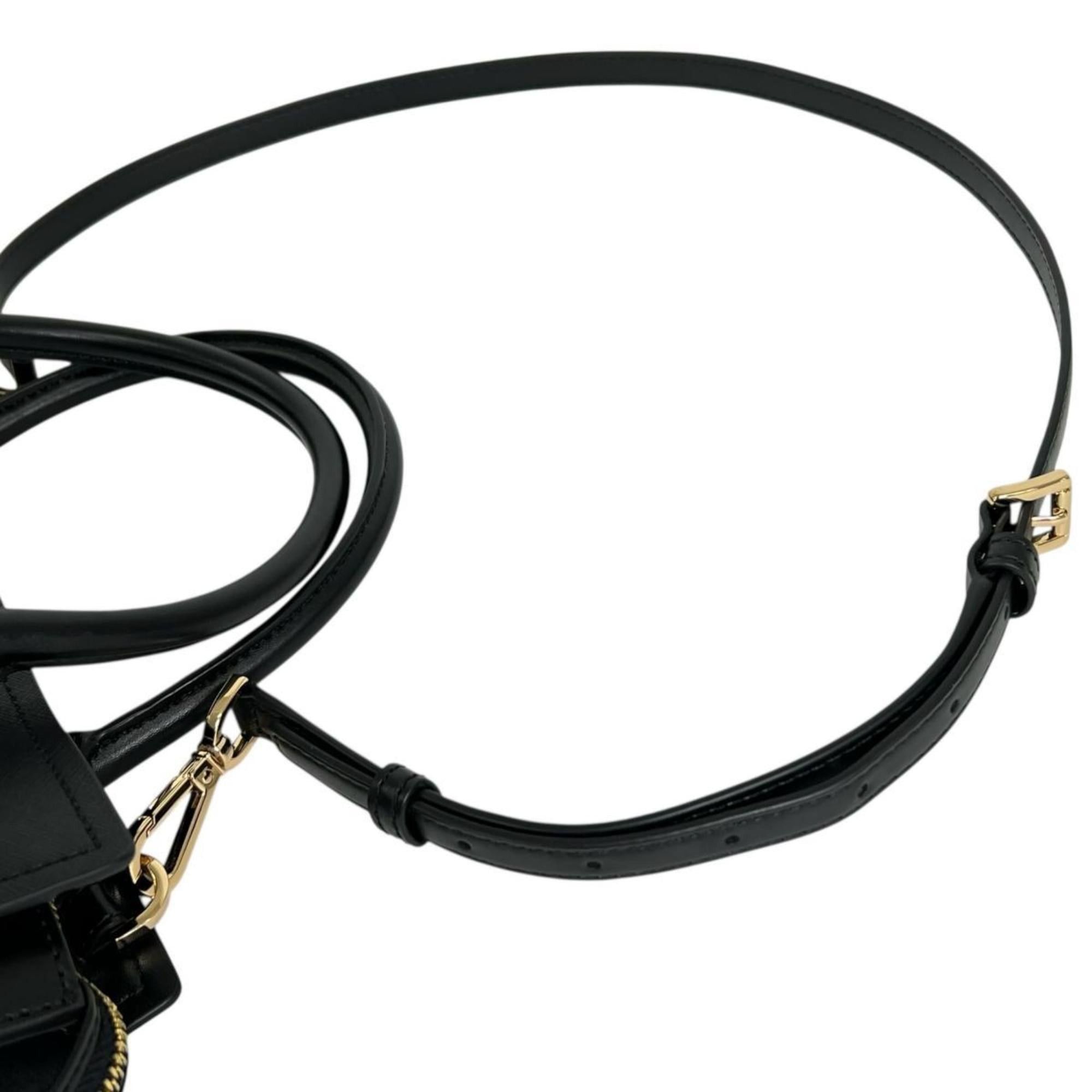 Michael Kors Michael Kors Handbag Satchel Shoulder Bag Leather 35T0GWXS3L Black Size ONE SIZE - 11 Thumbnail
