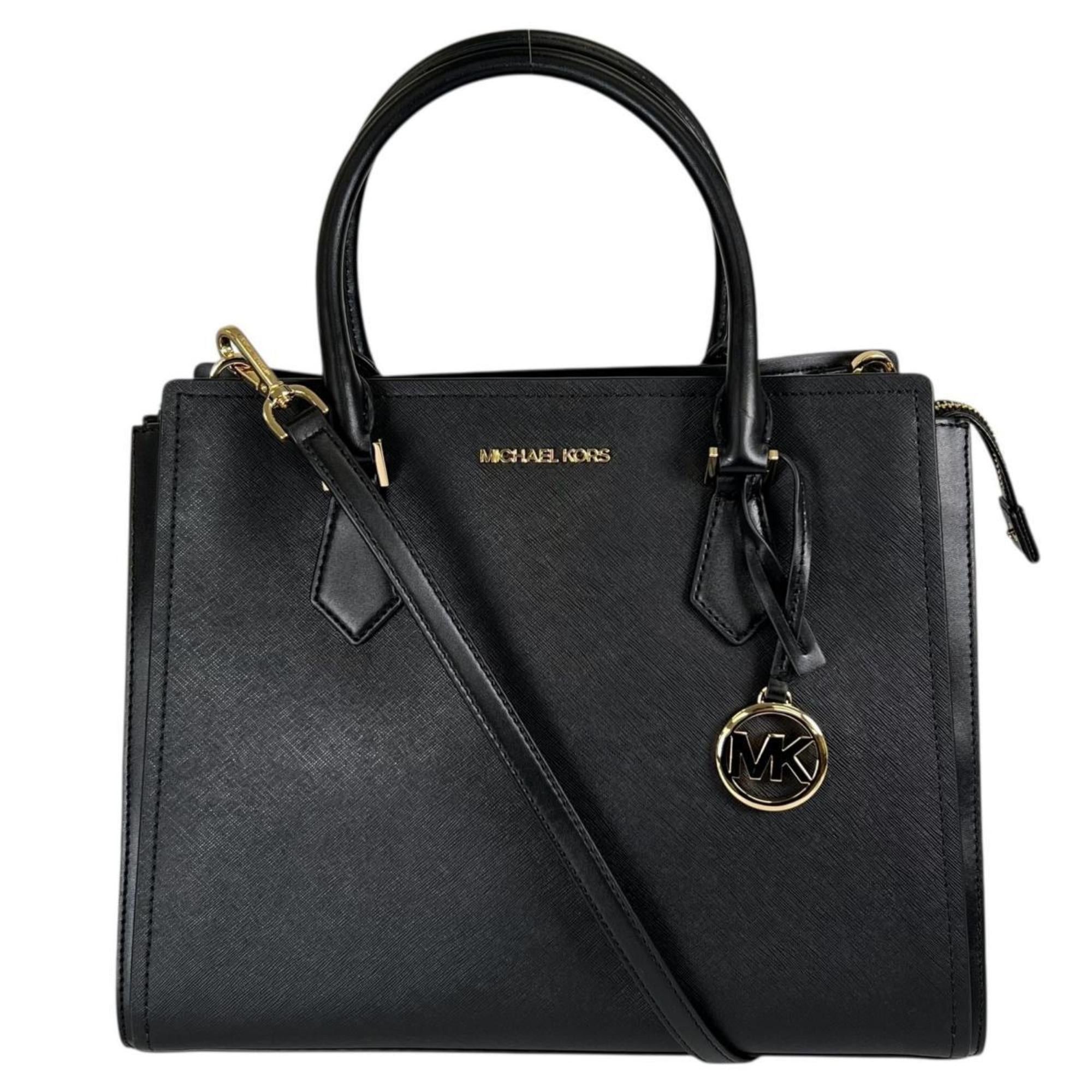Michael Kors Michael Kors Handbag Satchel Shoulder Bag Leather 35T0GWXS3L Black Size ONE SIZE - 2 Thumbnail