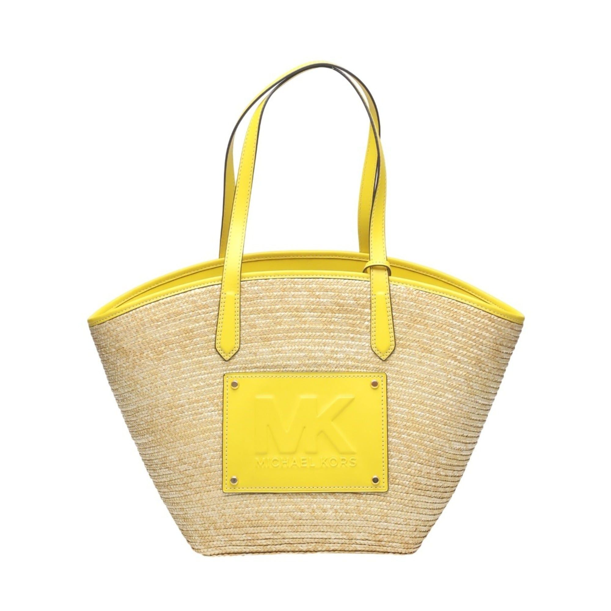 Michael Kors Michael Kors straw basket bag in yellow Size ONE SIZE - 2 Thumbnail