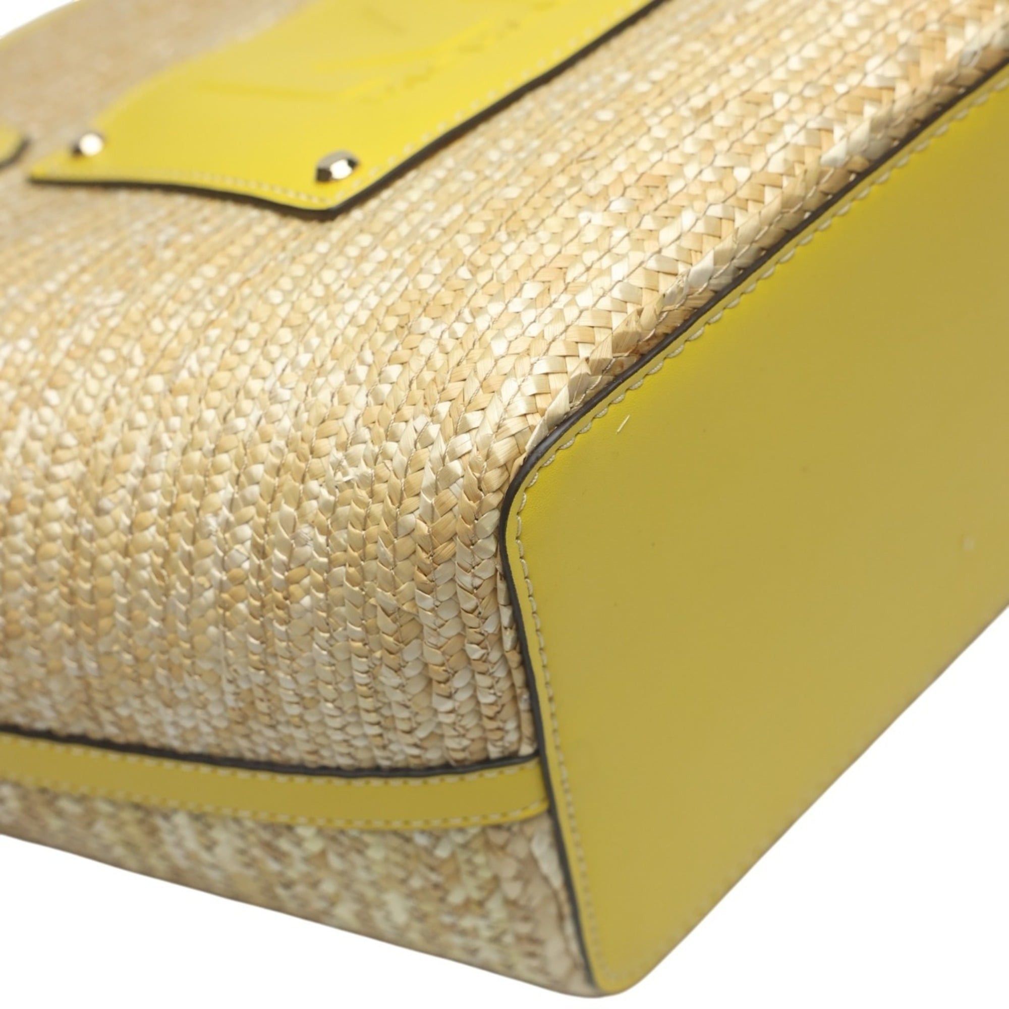 Michael Kors Michael Kors straw basket bag in yellow Size ONE SIZE - 7 Thumbnail