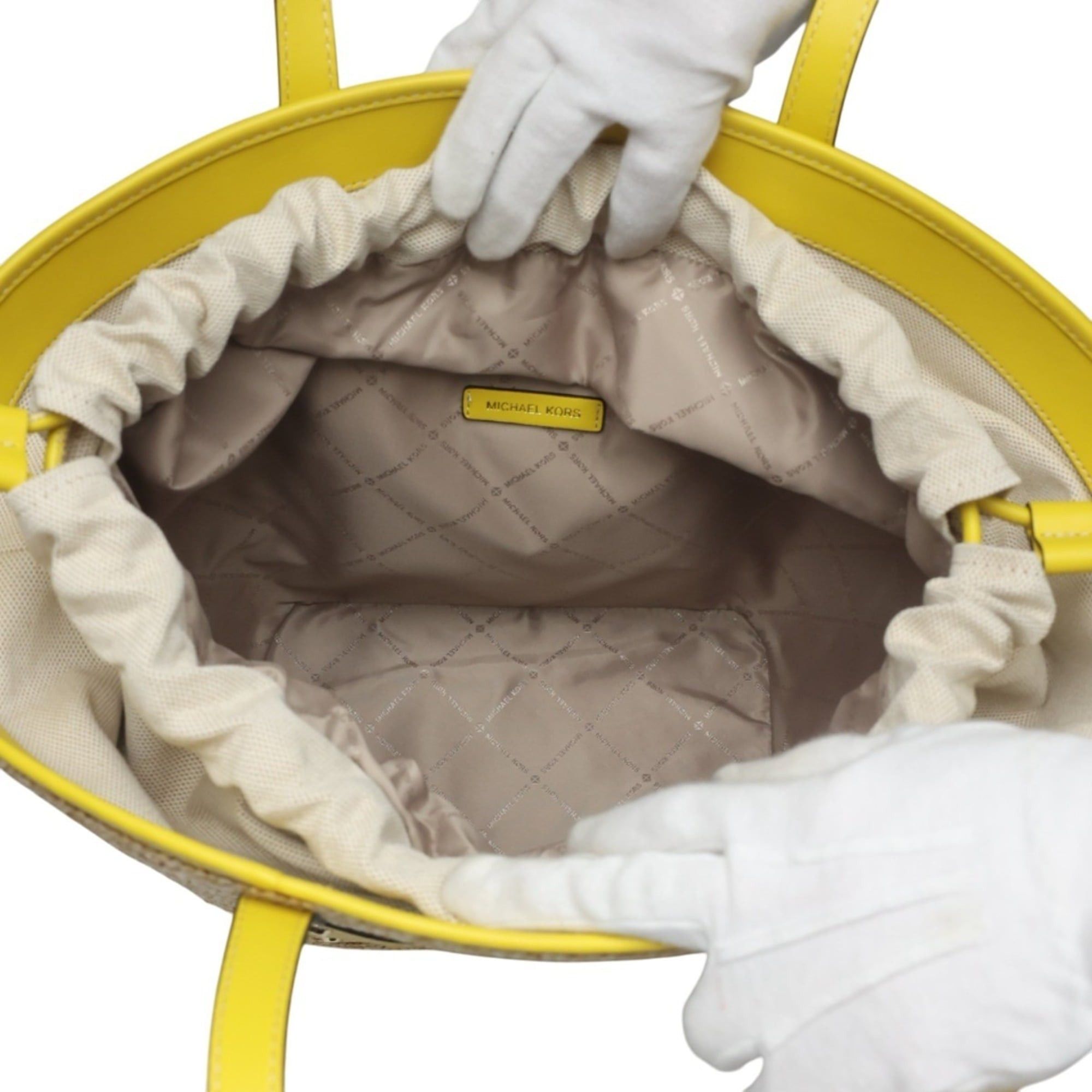 Michael Kors Michael Kors straw basket bag in yellow Size ONE SIZE - 12 Thumbnail
