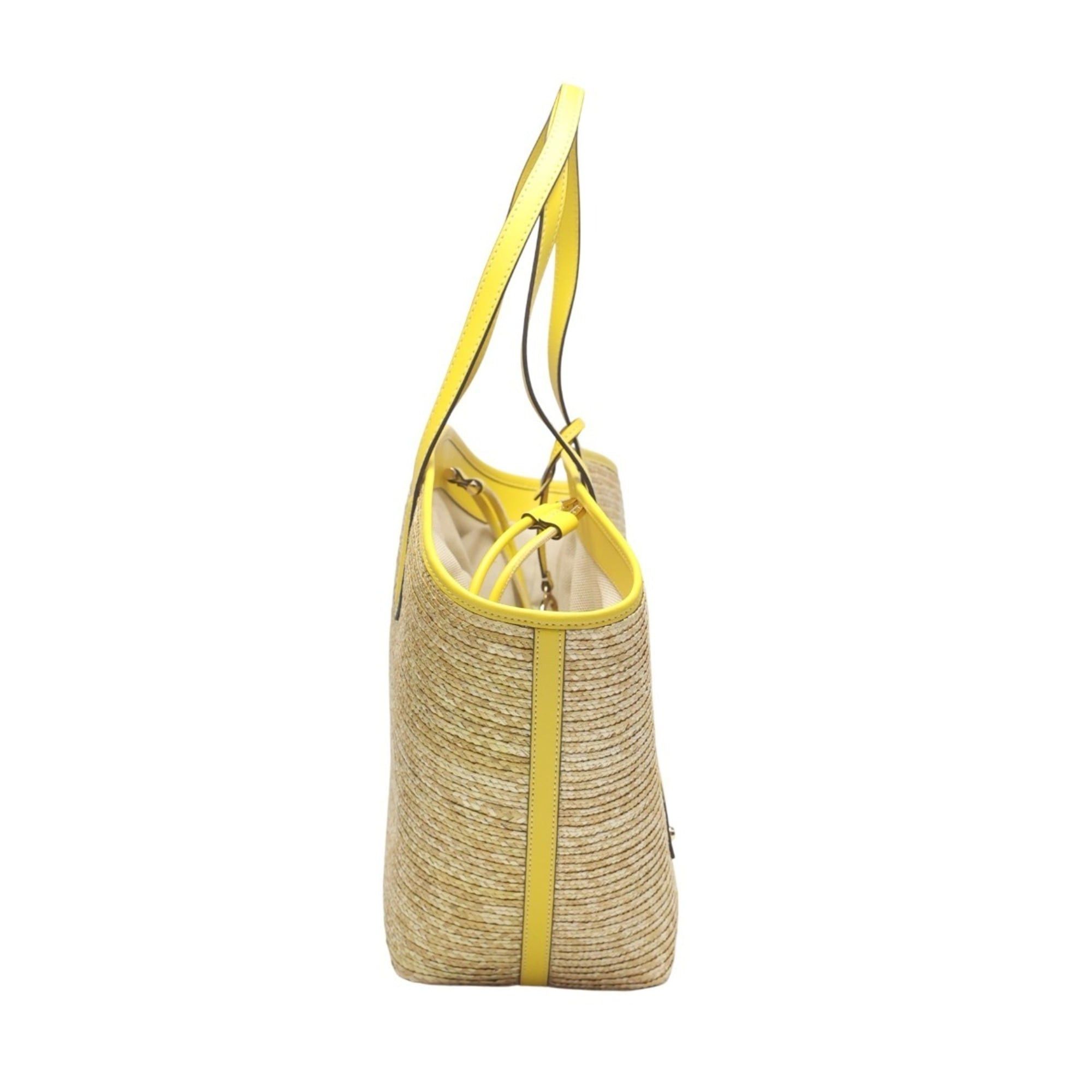Michael Kors Michael Kors straw basket bag in yellow Size ONE SIZE - 4 Thumbnail