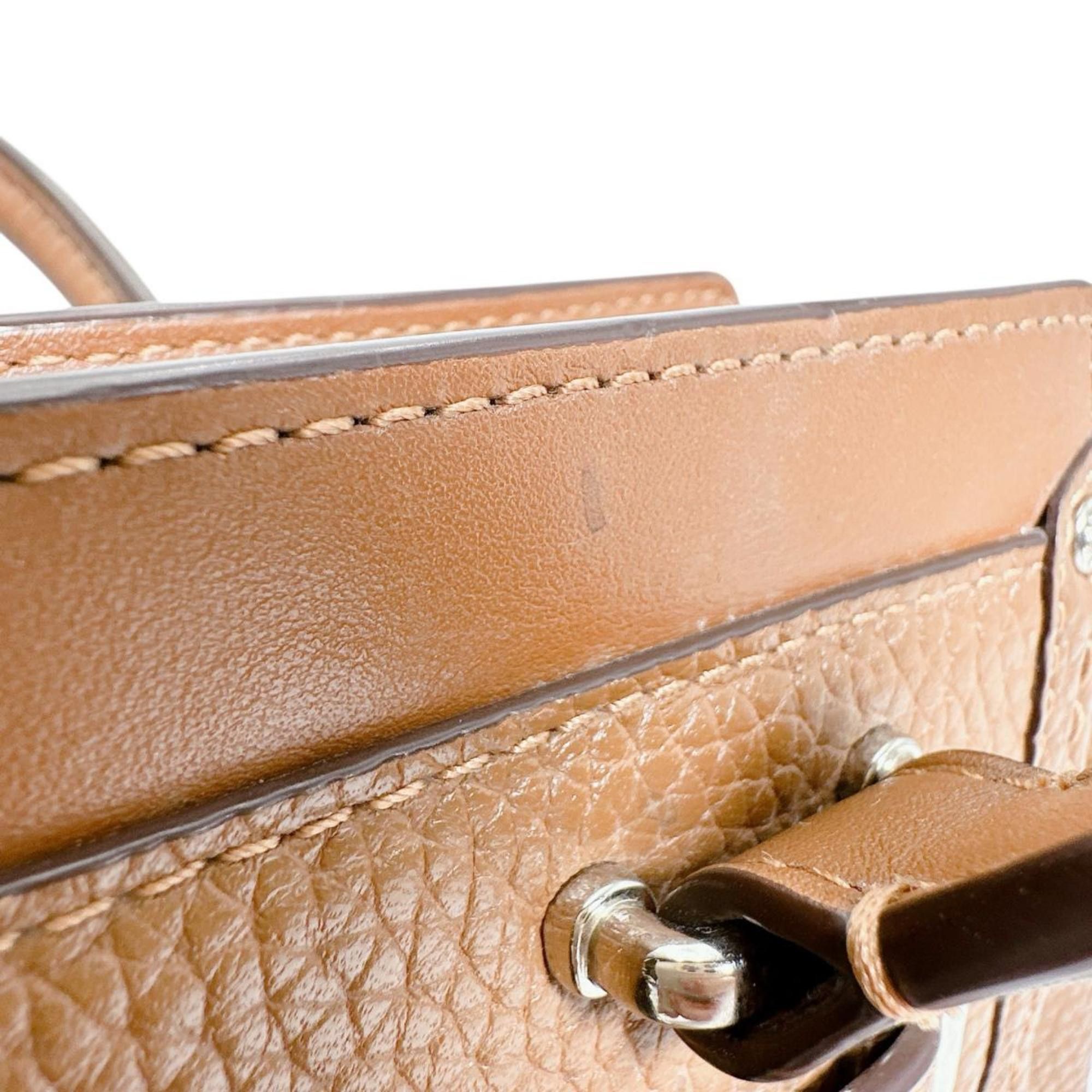 Coach Coach Swagger 21 Leather Carryall Tote Bag, Brown, 37444 Size ONE SIZE - 12 Thumbnail