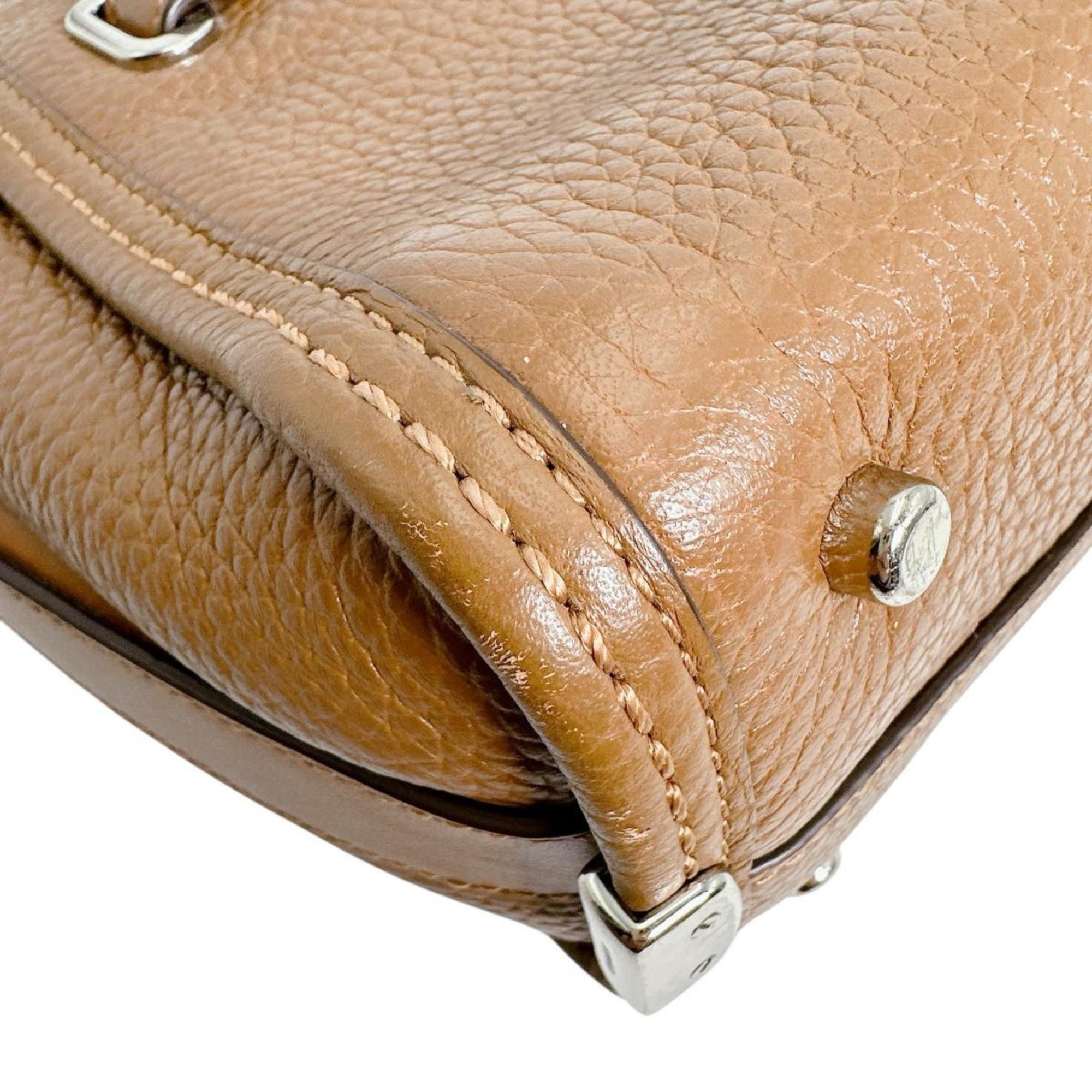 Coach Coach Swagger 21 Leather Carryall Tote Bag, Brown, 37444 Size ONE SIZE - 6 Thumbnail
