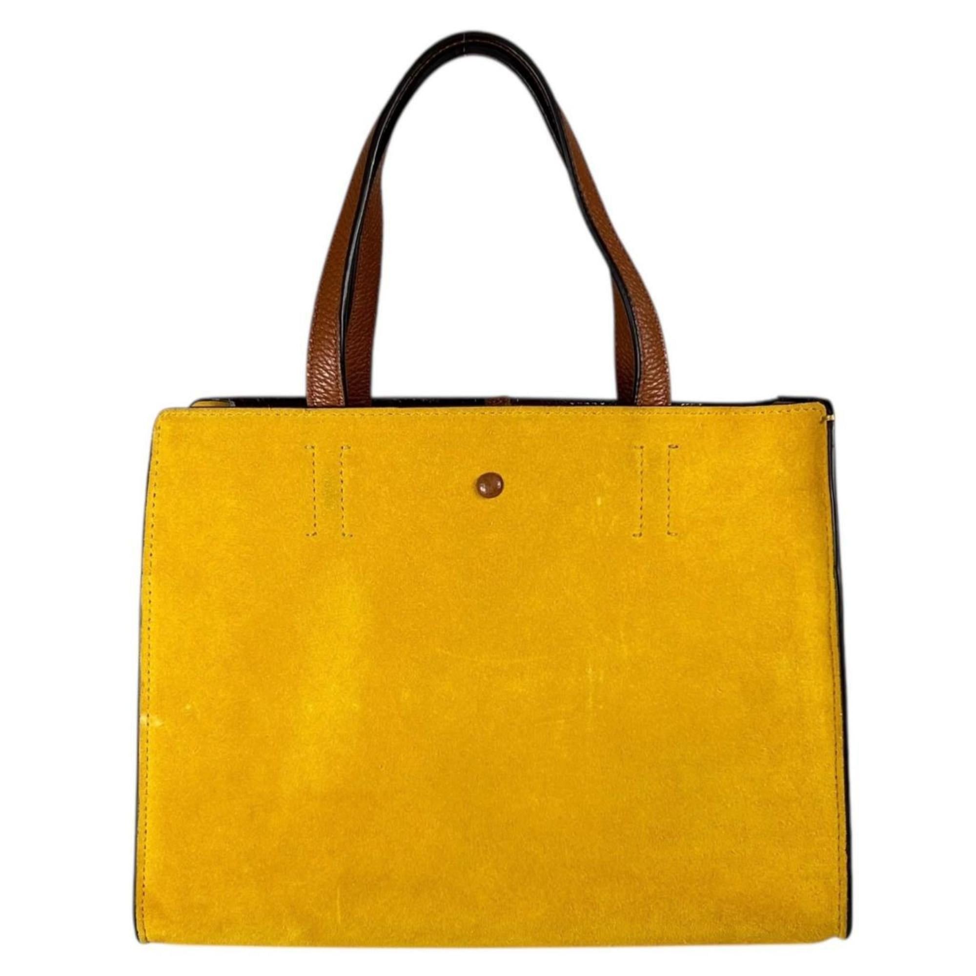 Kate Spade Kate Spade Sam Suede Shoulder Bag in Yellow Size ONE SIZE - 2 Thumbnail