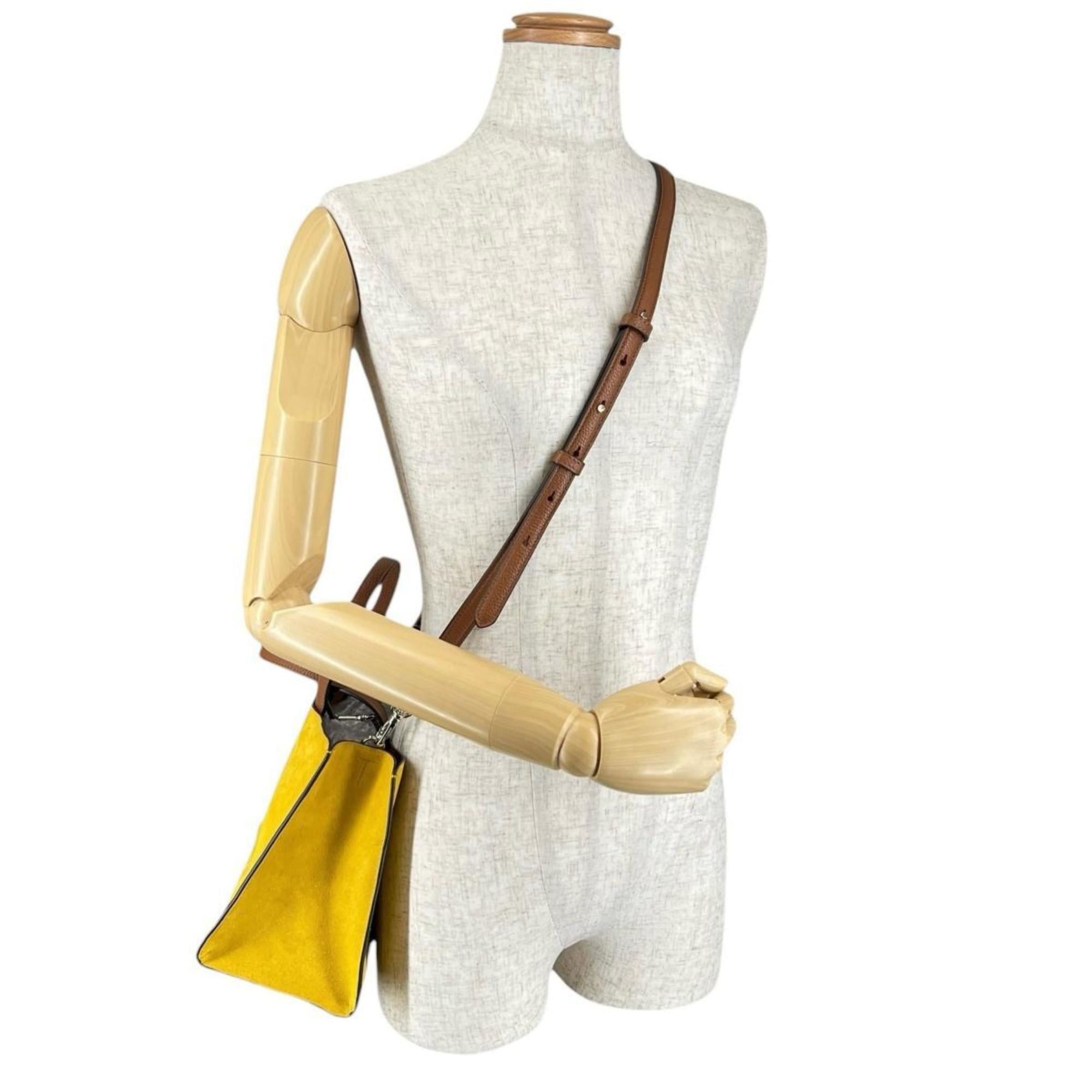 Kate Spade Kate Spade Sam Suede Shoulder Bag in Yellow Size ONE SIZE - 16 Thumbnail