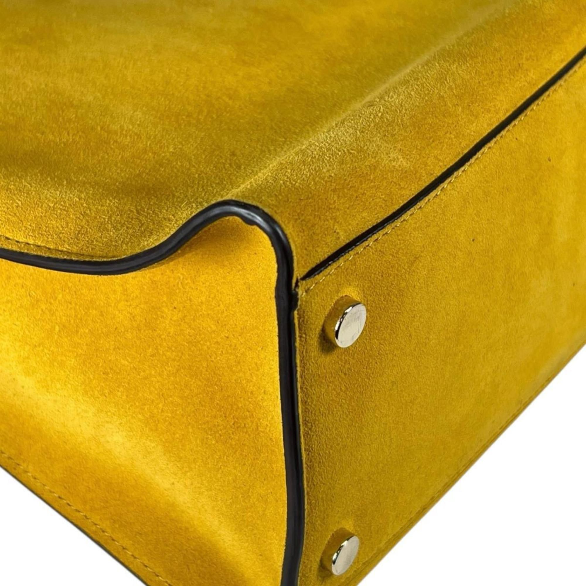 Kate Spade Kate Spade Sam Suede Shoulder Bag in Yellow Size ONE SIZE - 5 Thumbnail