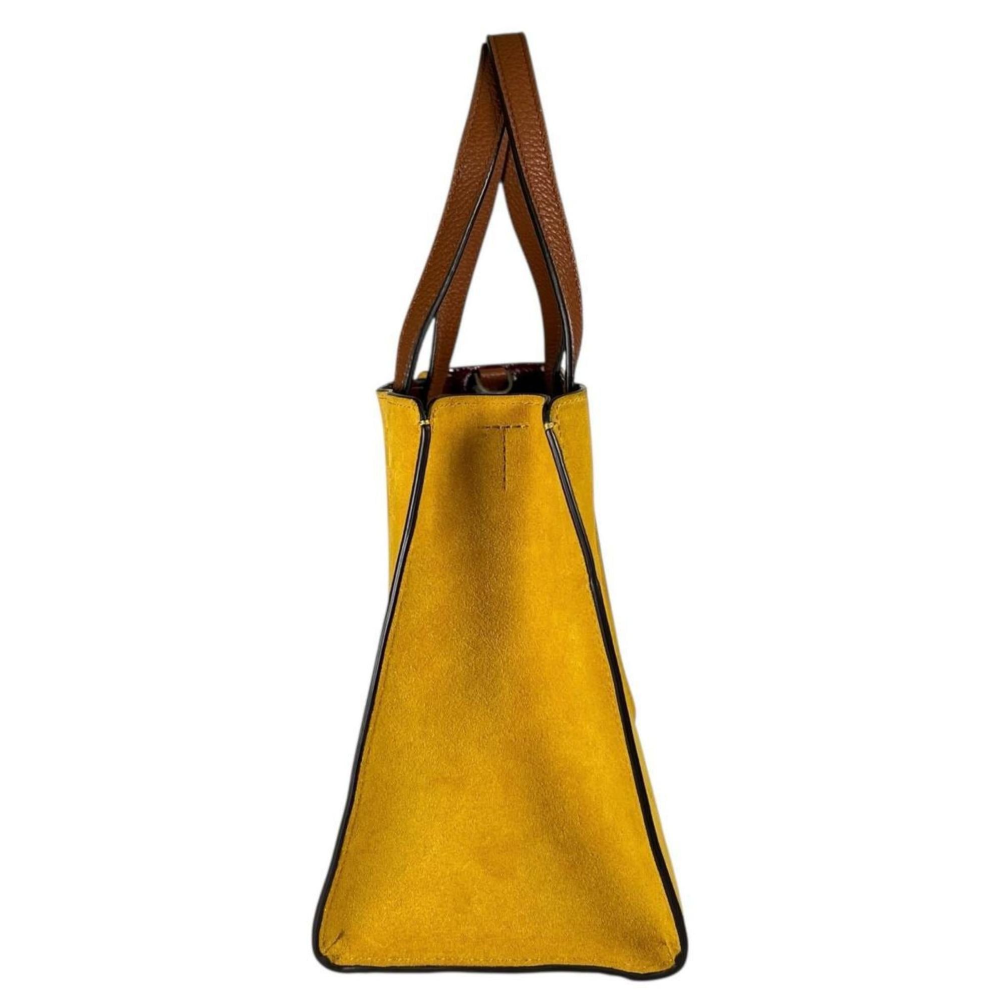 Kate Spade Kate Spade Sam Suede Shoulder Bag in Yellow Size ONE SIZE - 3 Thumbnail
