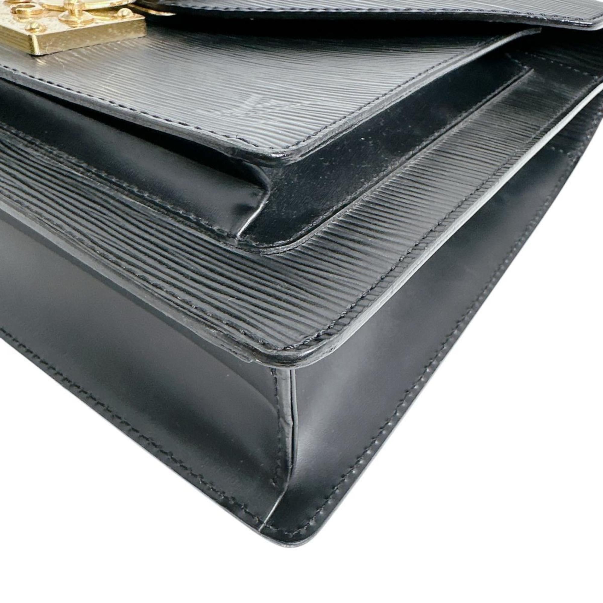 Louis Vuitton Louis Vuitton Monceau Epi Leather Shoulder Bag M52792 Black Size ONE SIZE - 6 Thumbnail
