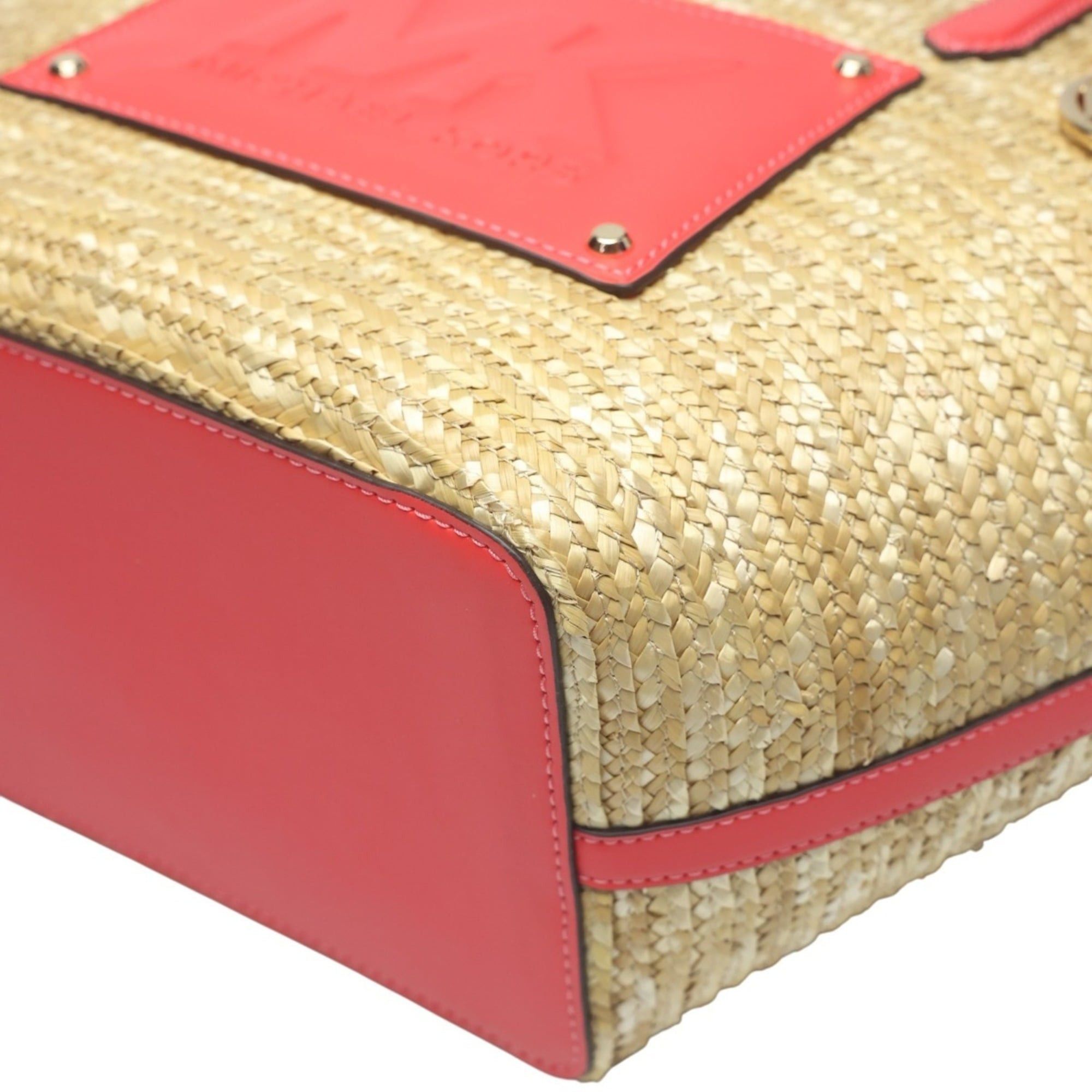 Michael Kors Michael Kors Kimber Canvas Basket Bag, Pink, 35T2G7KT71 Size ONE SIZE - 7 Thumbnail