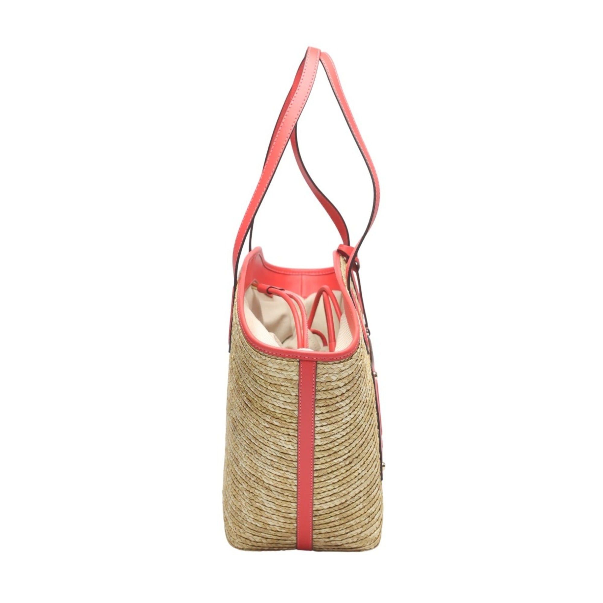 Michael Kors Michael Kors Kimber Canvas Basket Bag, Pink, 35T2G7KT71 Size ONE SIZE - 3 Thumbnail