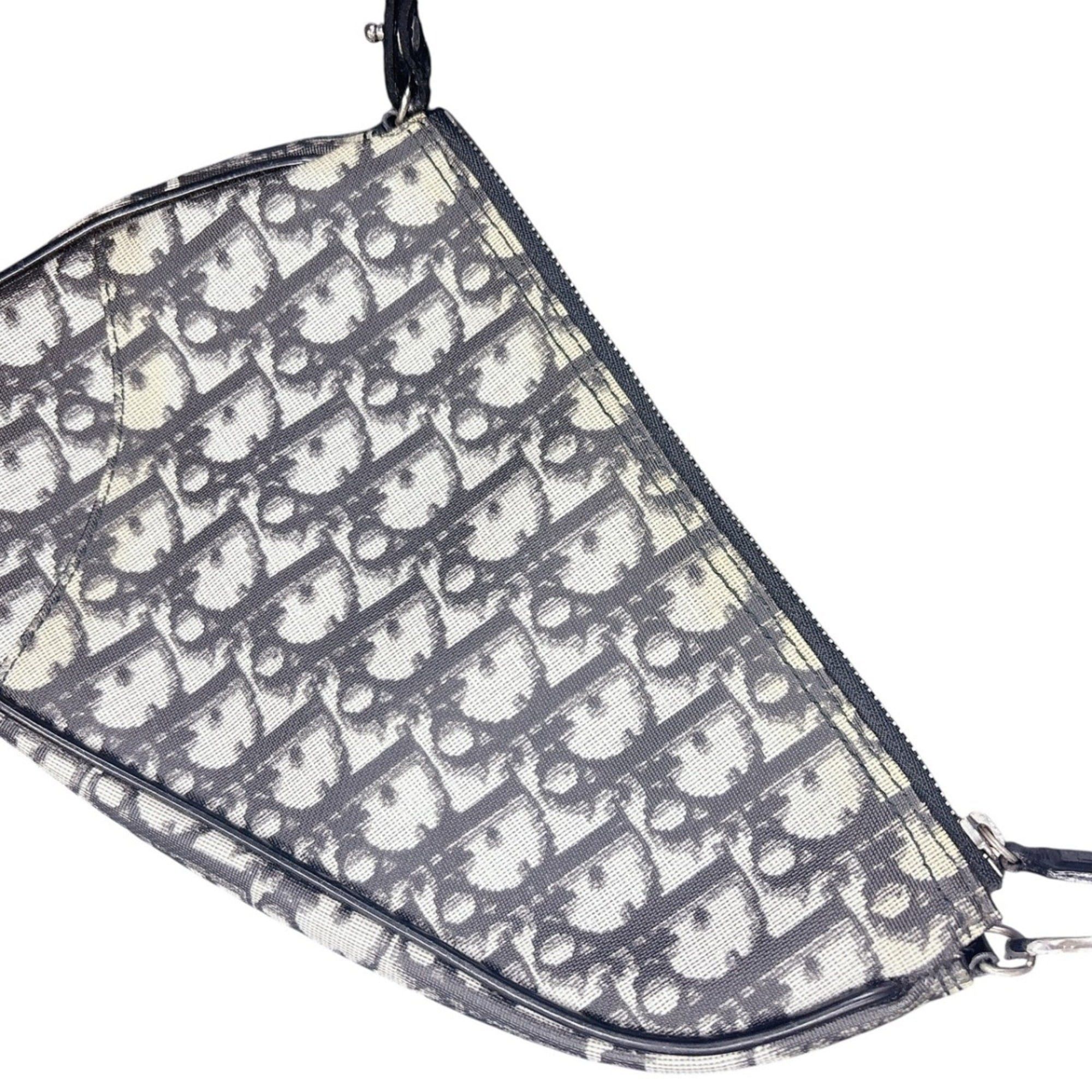 Dior Christian Dior Trotter Saddle Bag Accessory Pouch Black Size ONE SIZE - 9 Thumbnail