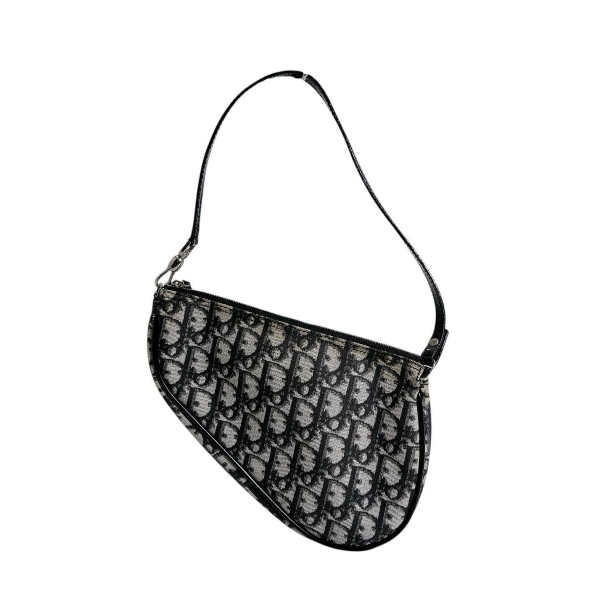 Dior Christian Dior Trotter Saddle Bag Accessory Pouch Black Size ONE SIZE - 2 Thumbnail