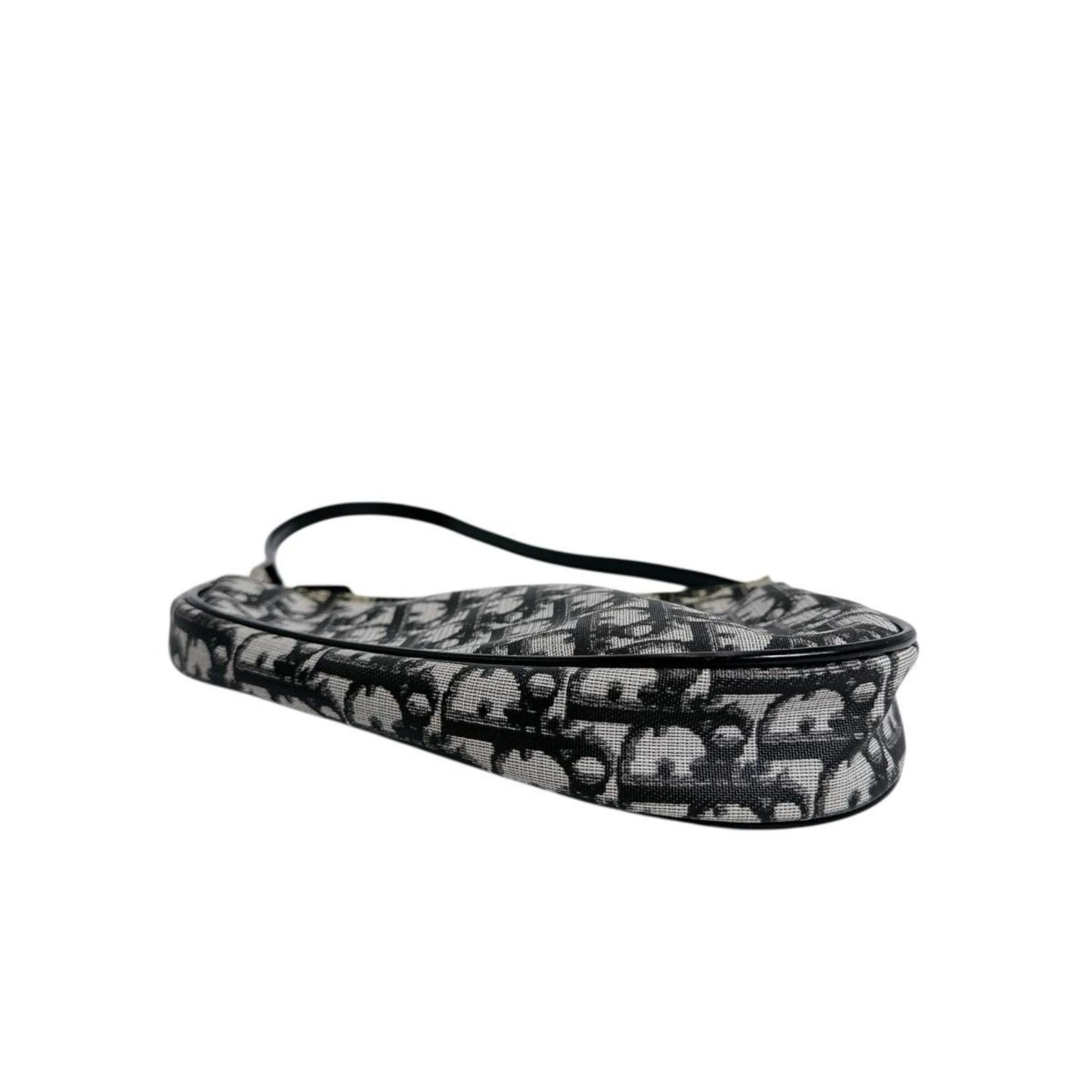 Dior Christian Dior Trotter Saddle Bag Accessory Pouch Black Size ONE SIZE - 4 Thumbnail