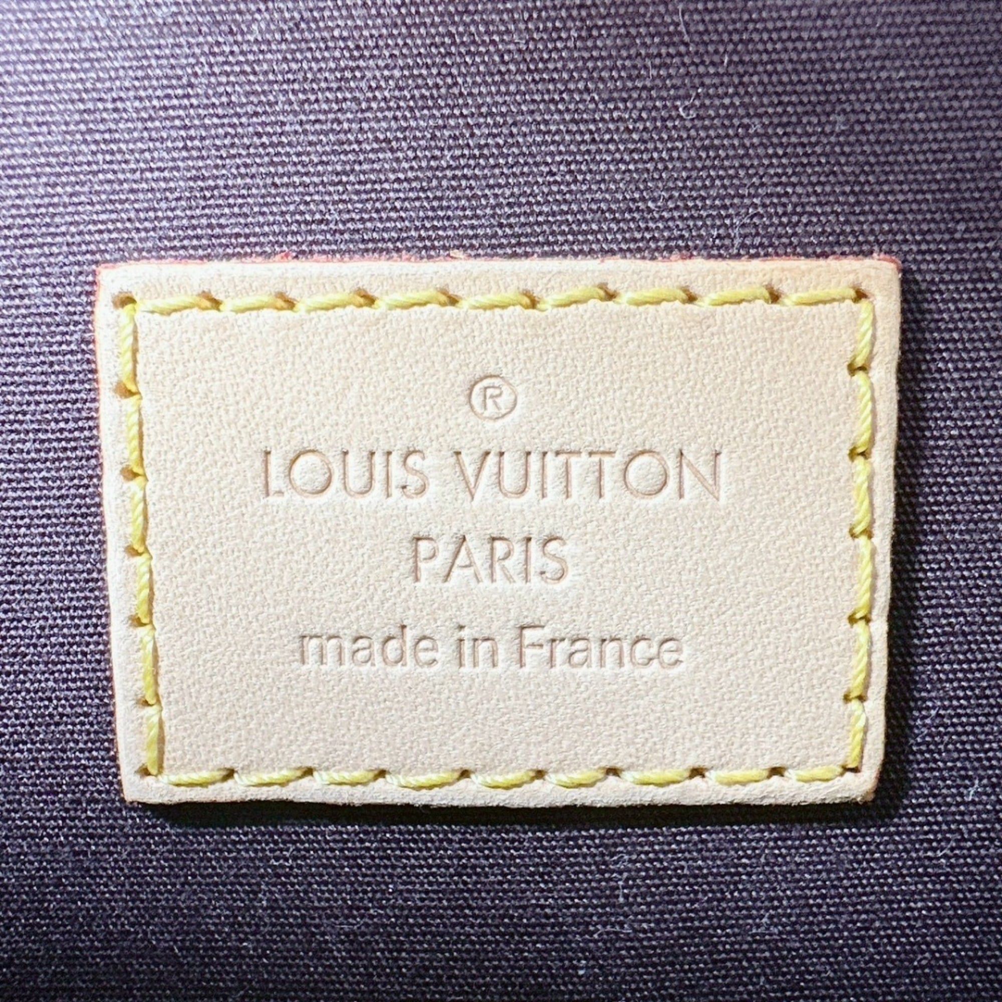 Louis Vuitton Louis Vuitton Alma PM Monogram Vernis Handbag M91611 Wine Red Size ONE SIZE - 14 Thumbnail