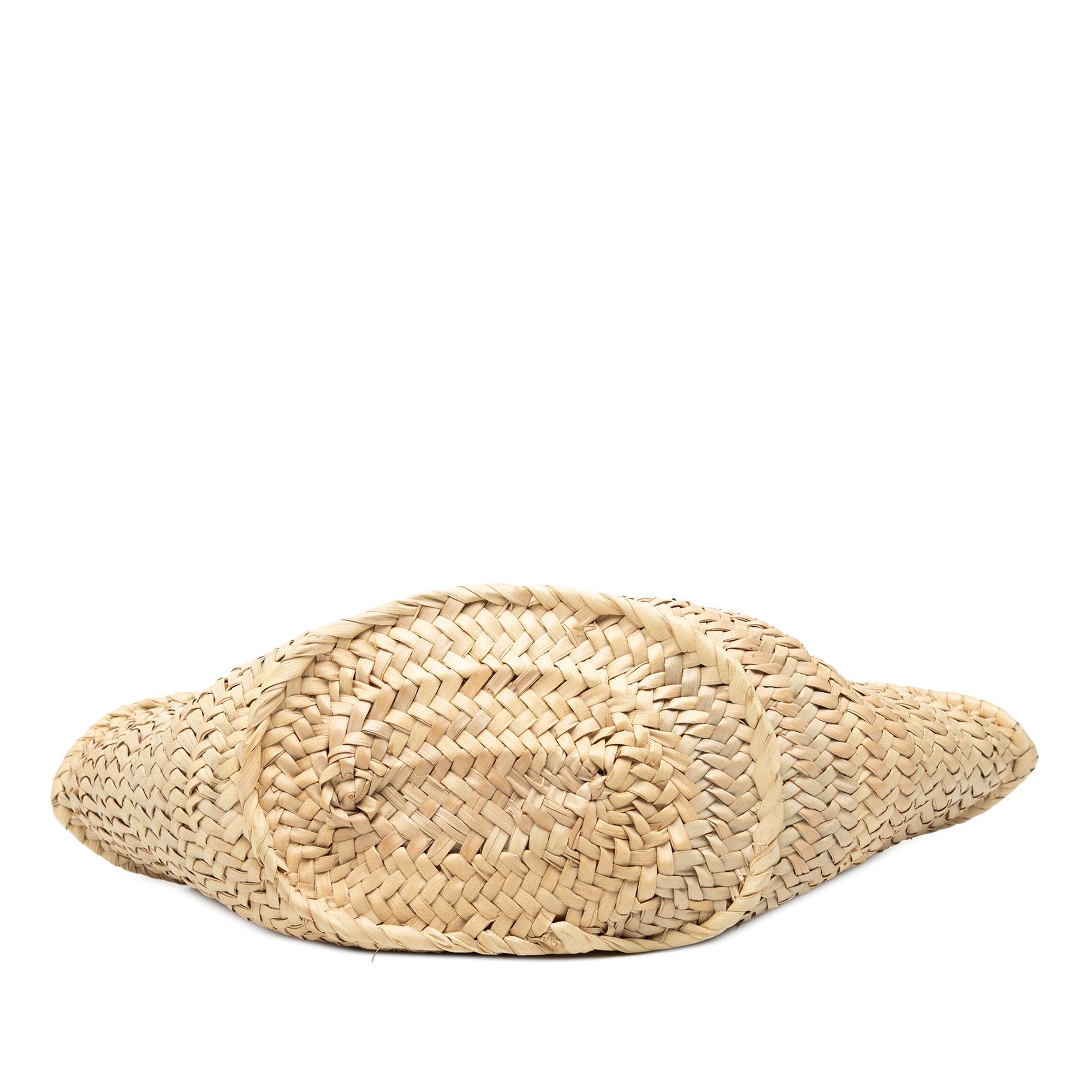 Loewe LOEWE Paulas Ibiza Smiley Small Raffia Basket Tote Size ONE SIZE - 3 Thumbnail