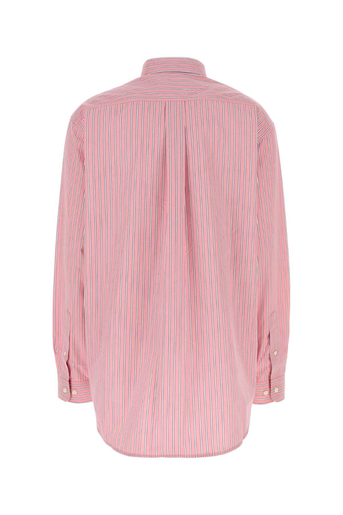 Miu Miu Embroidered Poplin Oversize Shirt Size XS / US 0-2 / IT 36-38 - 2 Thumbnail