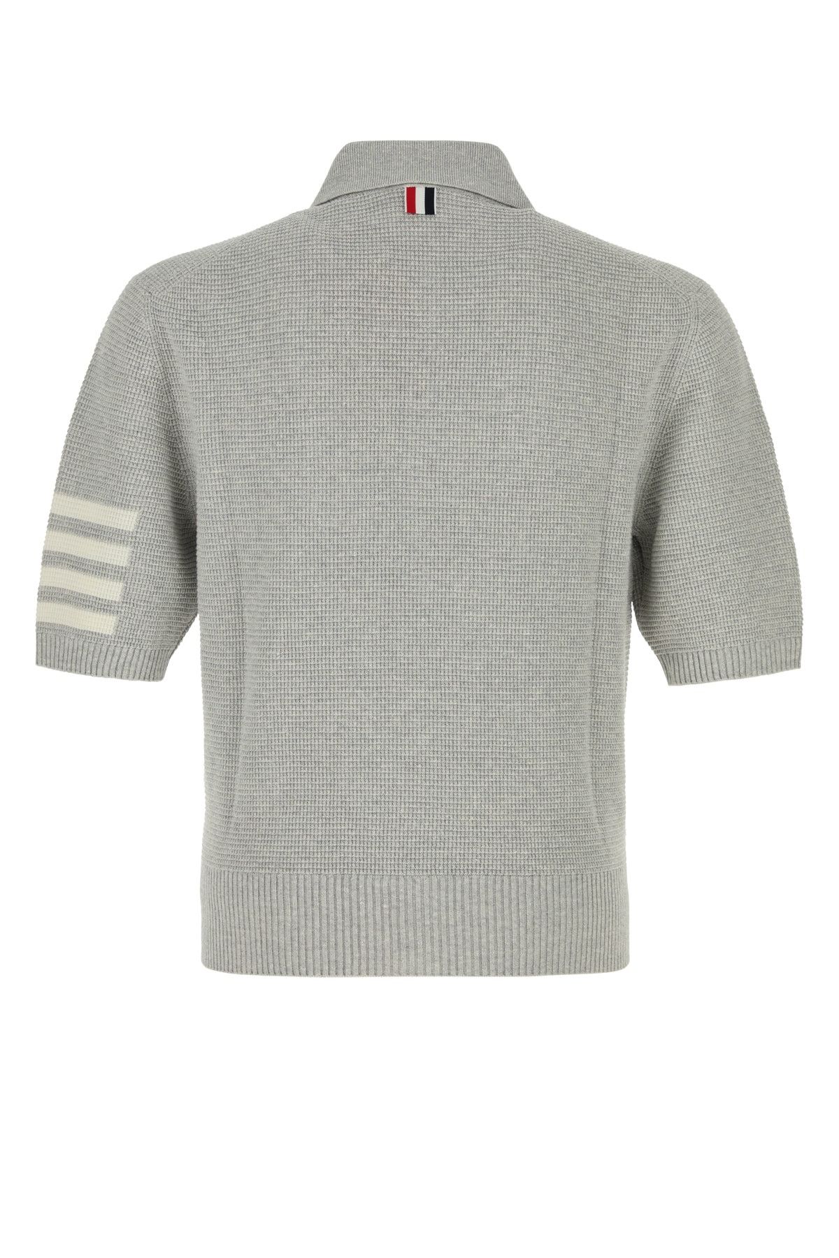 Thom Browne Textured Stitchrelaxed Fit Sspolo In L Size US M / EU 48-50 / 2 - 2 Thumbnail