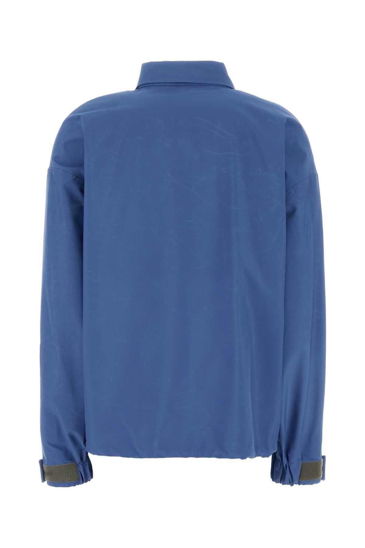 Miu Miu Cerulean Tech Fabric Windbreaker Size S / US 4 / IT 40 - 2 Thumbnail