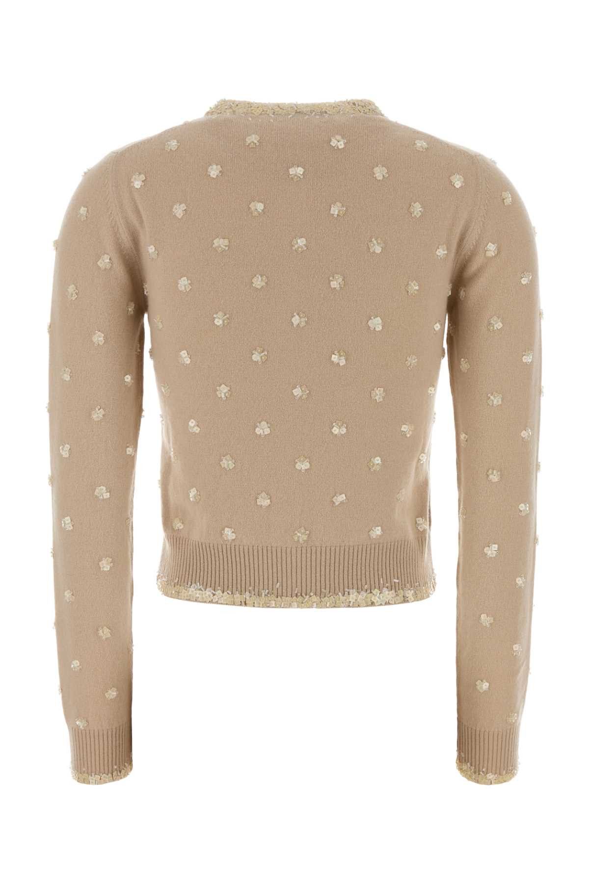 Miu Miu Skin Pink Cashmere Cardigan Size S / US 4 / IT 40 - 2 Thumbnail