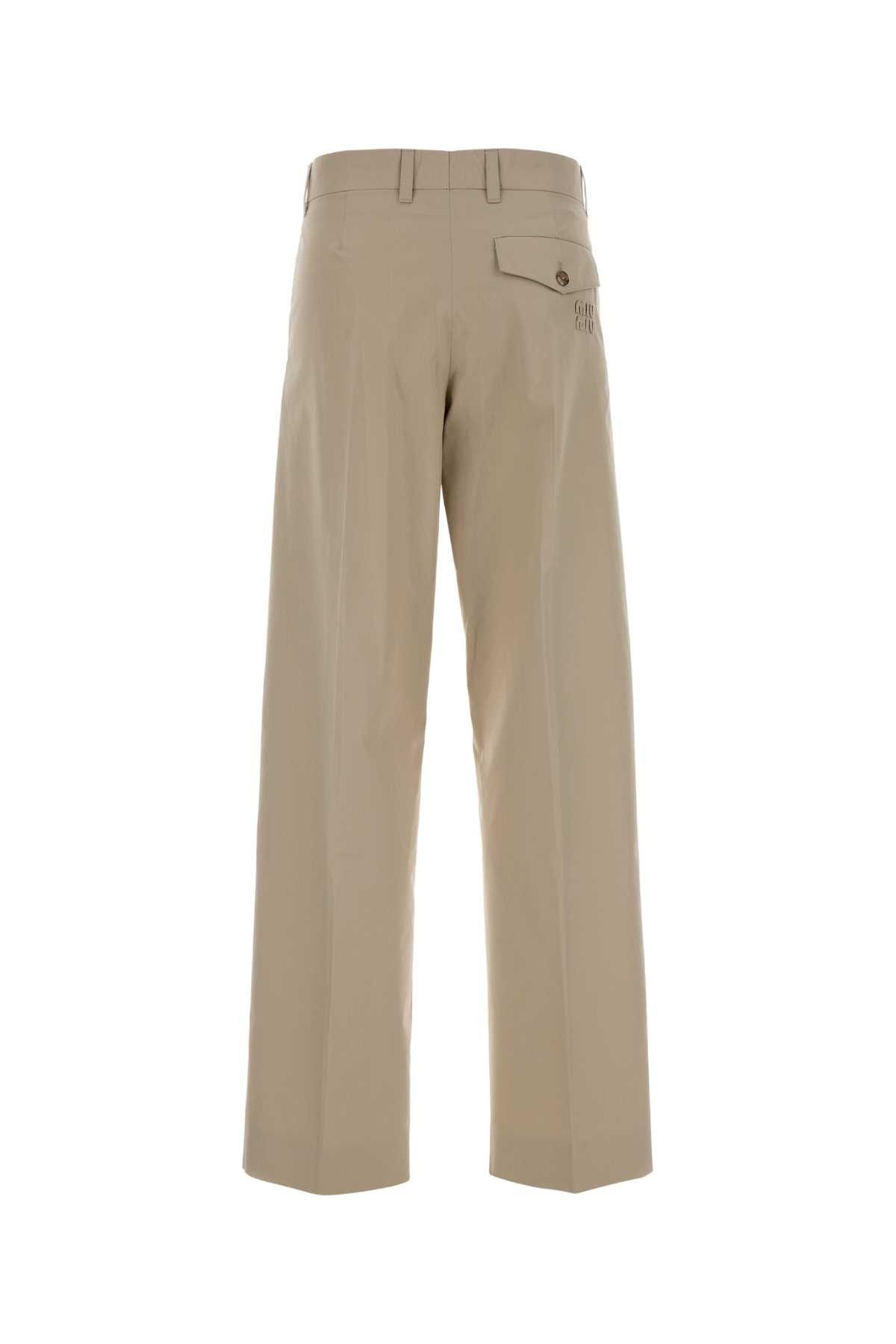 Miu Miu Sand Panama Pant Size 26" / US 2 / IT 38 - 2 Thumbnail