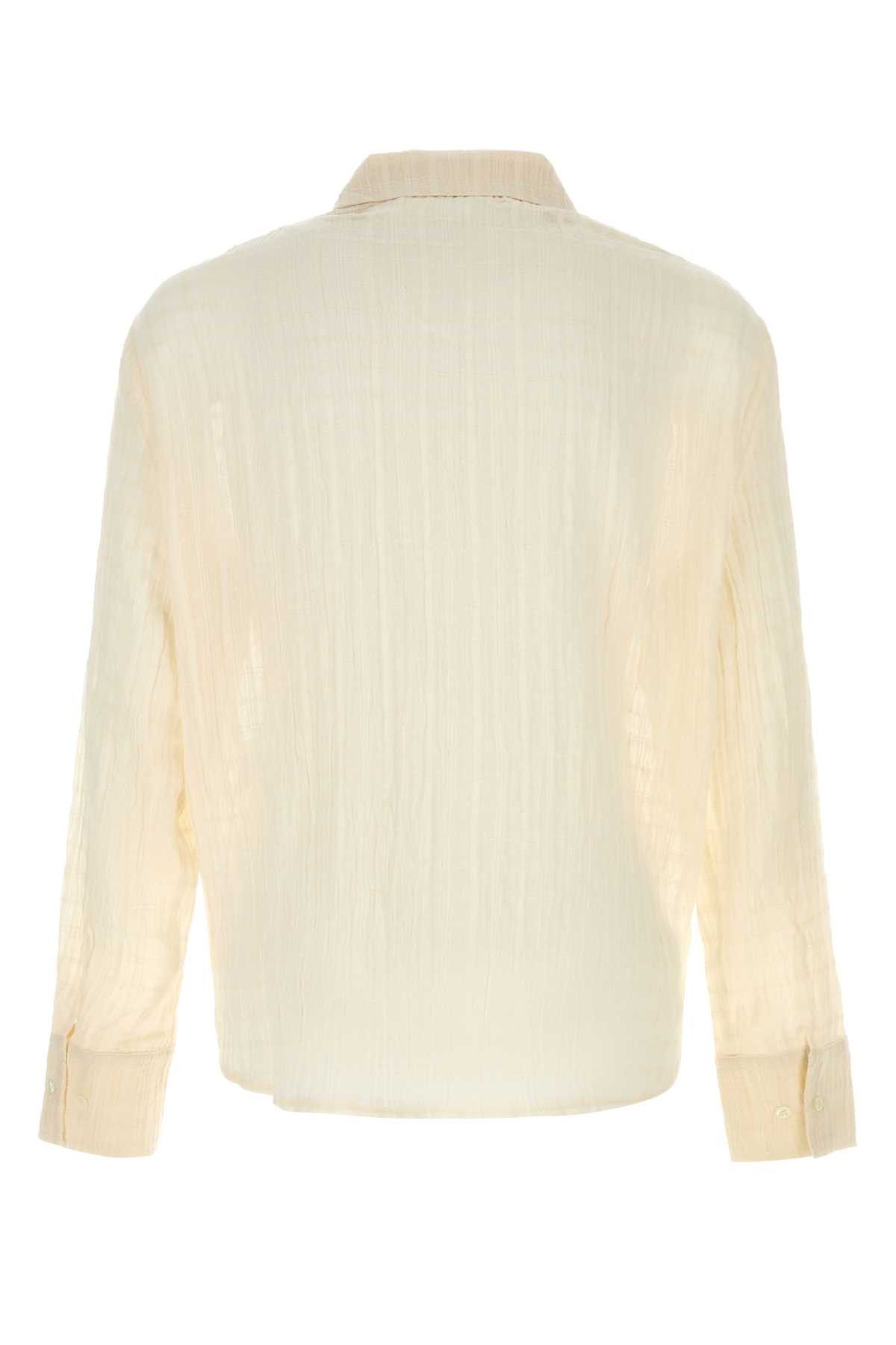 Sefr Cream Cotton Ignacio Shirt Size US S / EU 44-46 / 1 - 2 Thumbnail