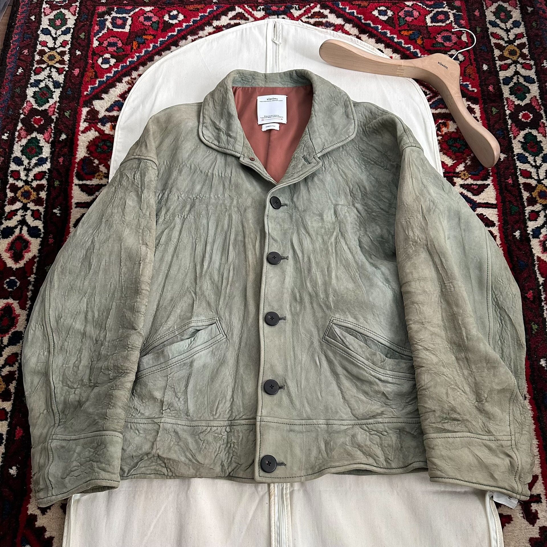Visvim visvim dunlop leather jacket size 3 Size US L / EU 52-54 / 3 - 2 Thumbnail