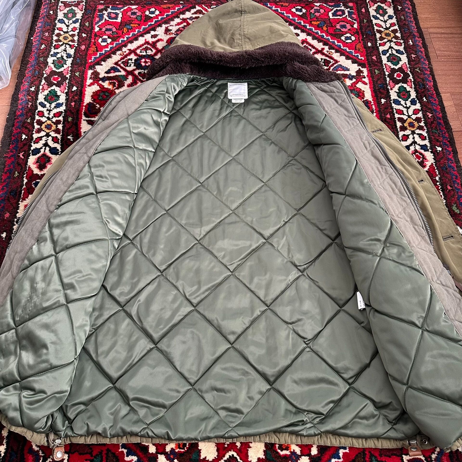 Visvim visvim wright field parka in mud-dyed green Size US L / EU 52-54 / 3 - 3 Thumbnail