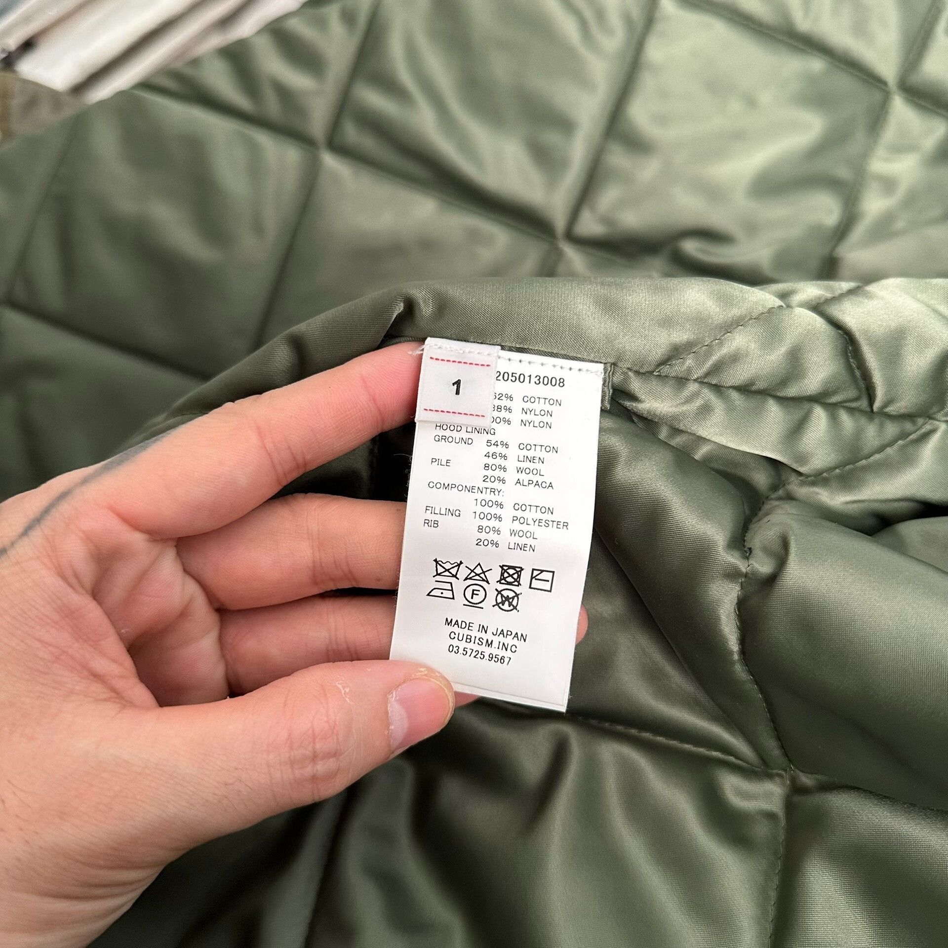 Visvim visvim wright field parka in mud-dyed green Size US L / EU 52-54 / 3 - 8 Thumbnail