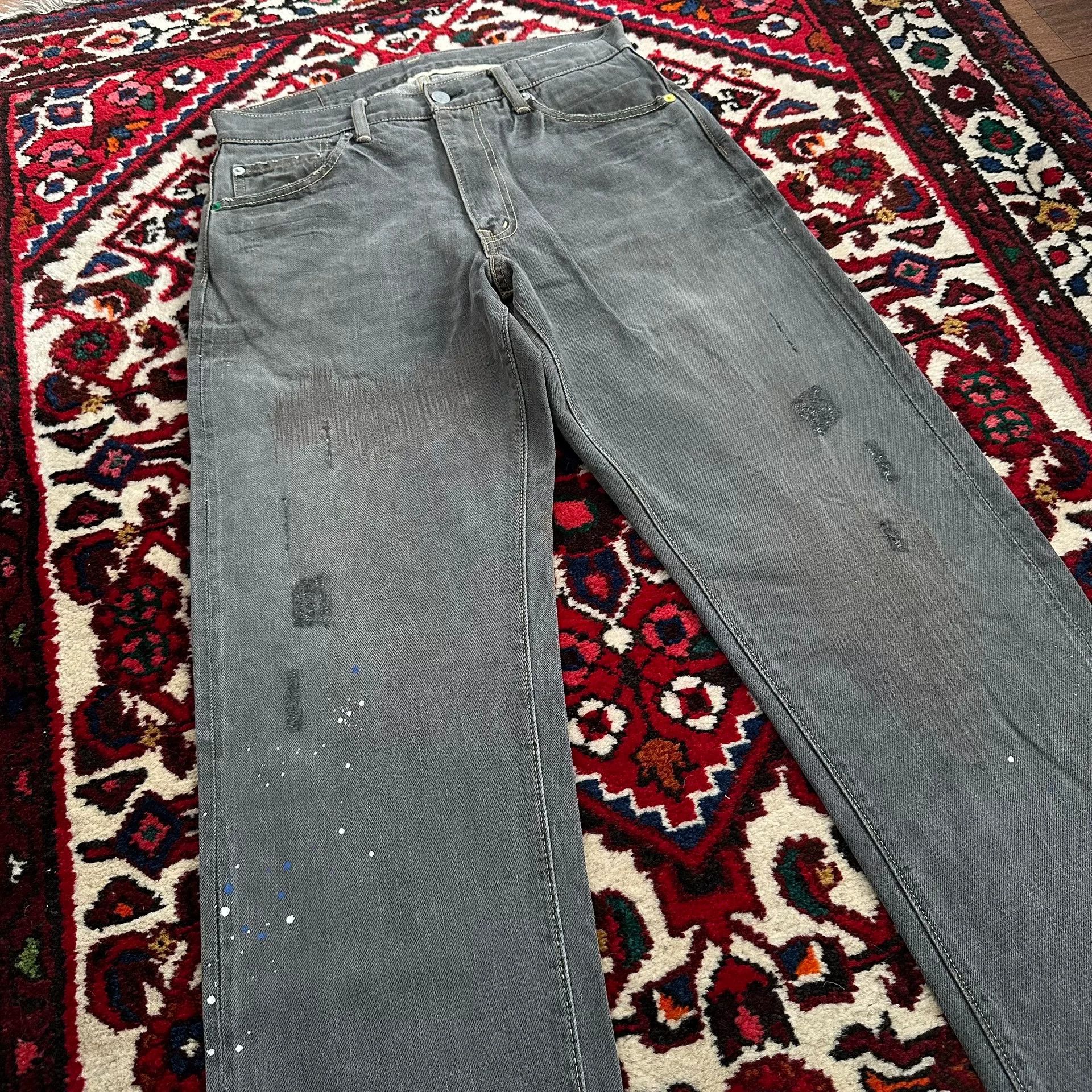 Visvim visvim 09aw fluxus denim pants size w32 l34 Size US 32 / EU 48 - 4 Thumbnail