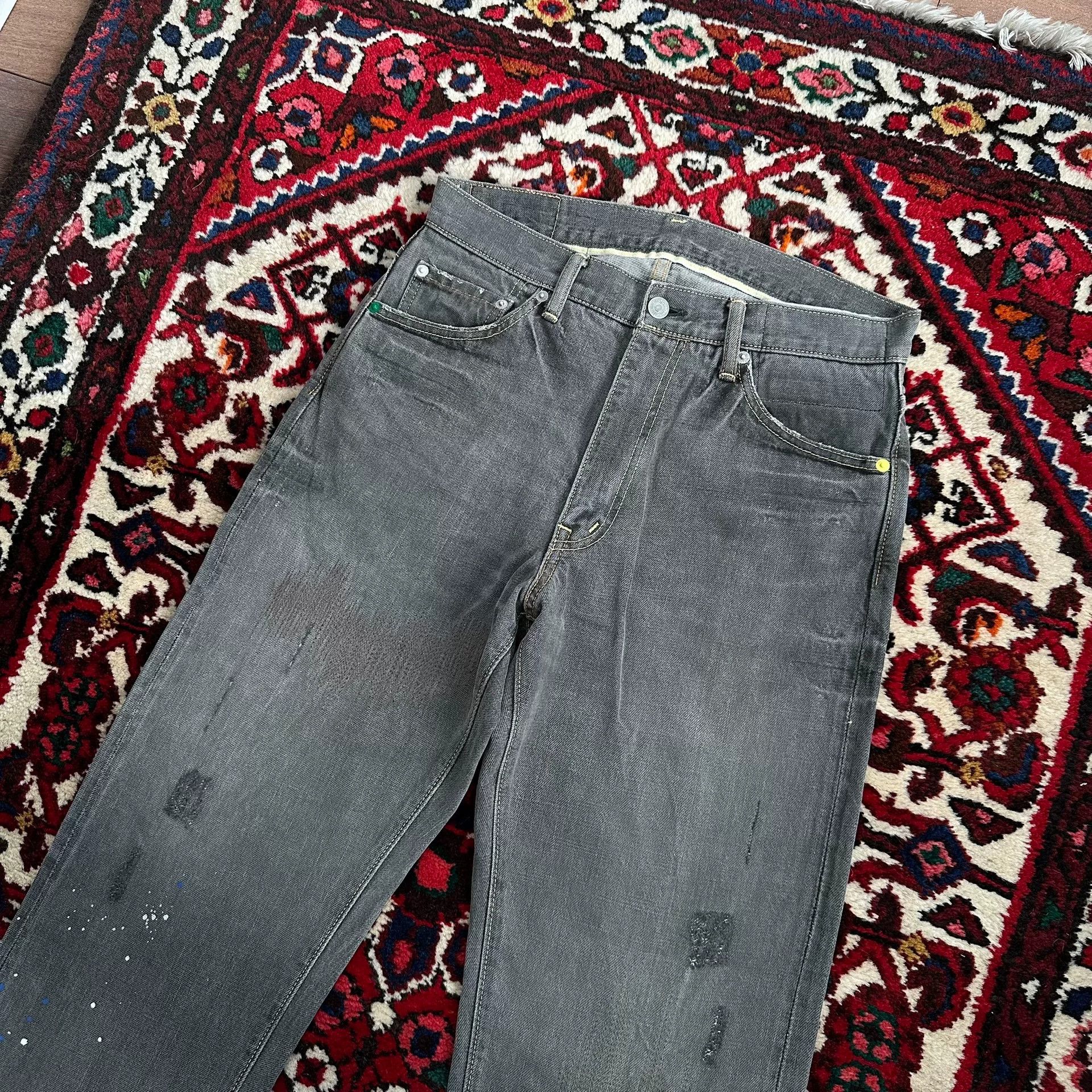 Visvim visvim 09aw fluxus denim pants size w32 l34 Size US 32 / EU 48 - 5 Thumbnail