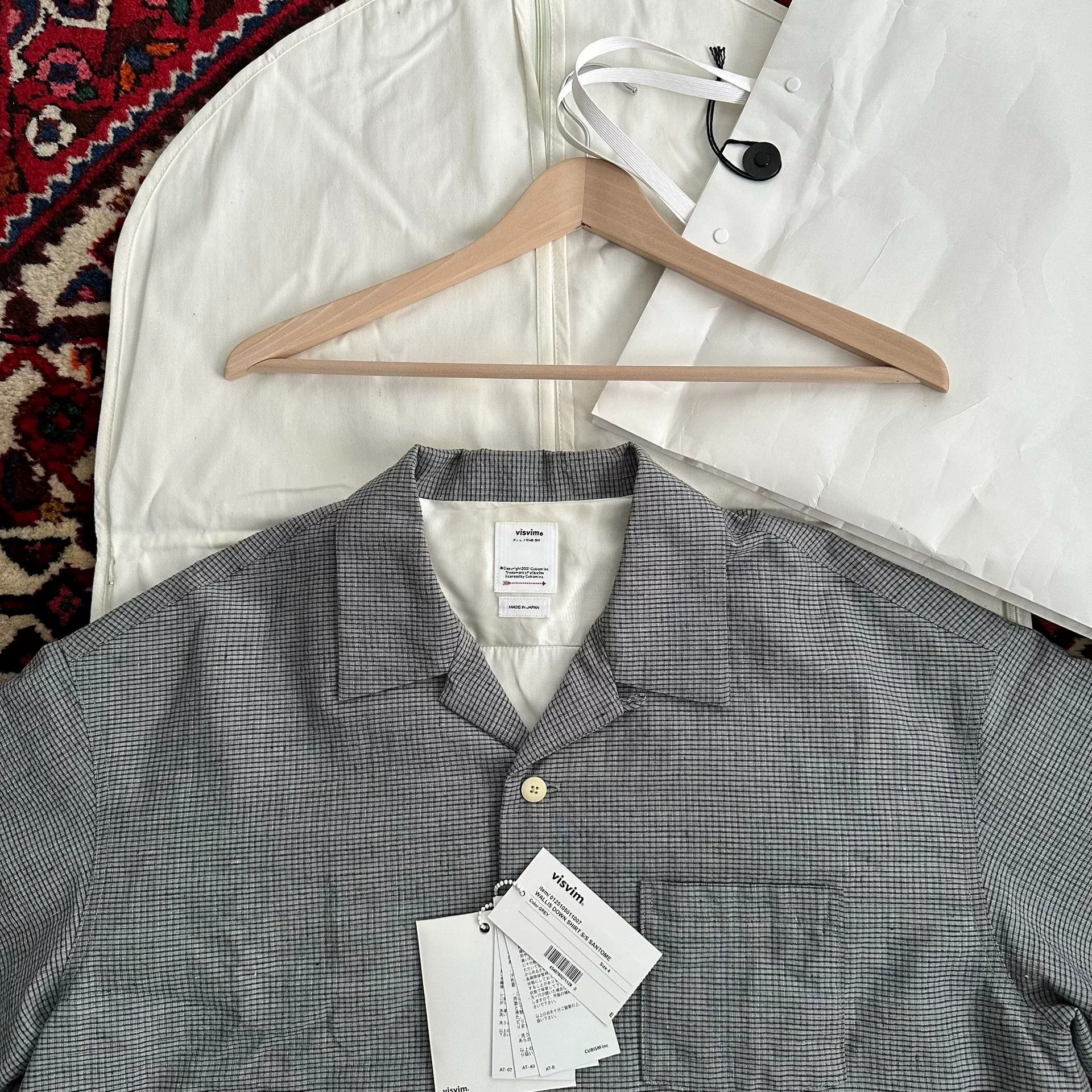 Visvim visvim wallis down short sleeve shirt Size US L / EU 52-54 / 3 - 4 Thumbnail