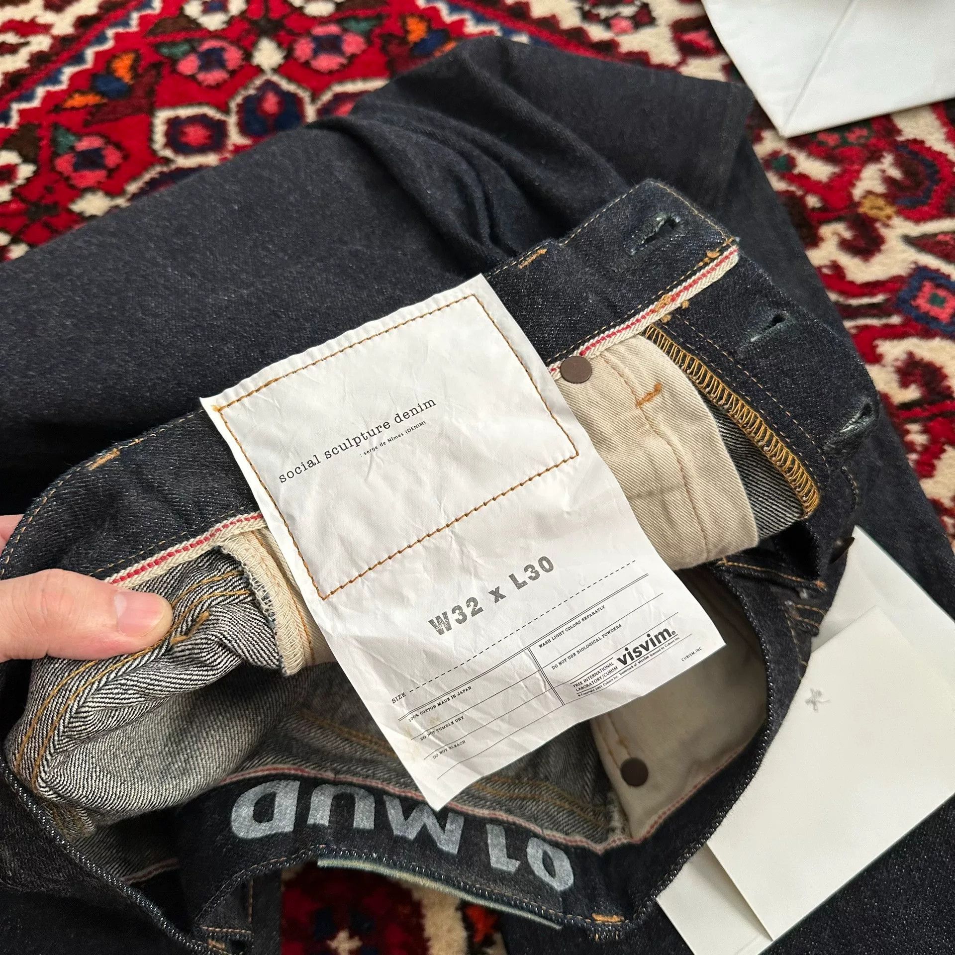 Visvim visvim mud dye denim pants w32l30 Size US 32 / EU 48 - 7 Thumbnail