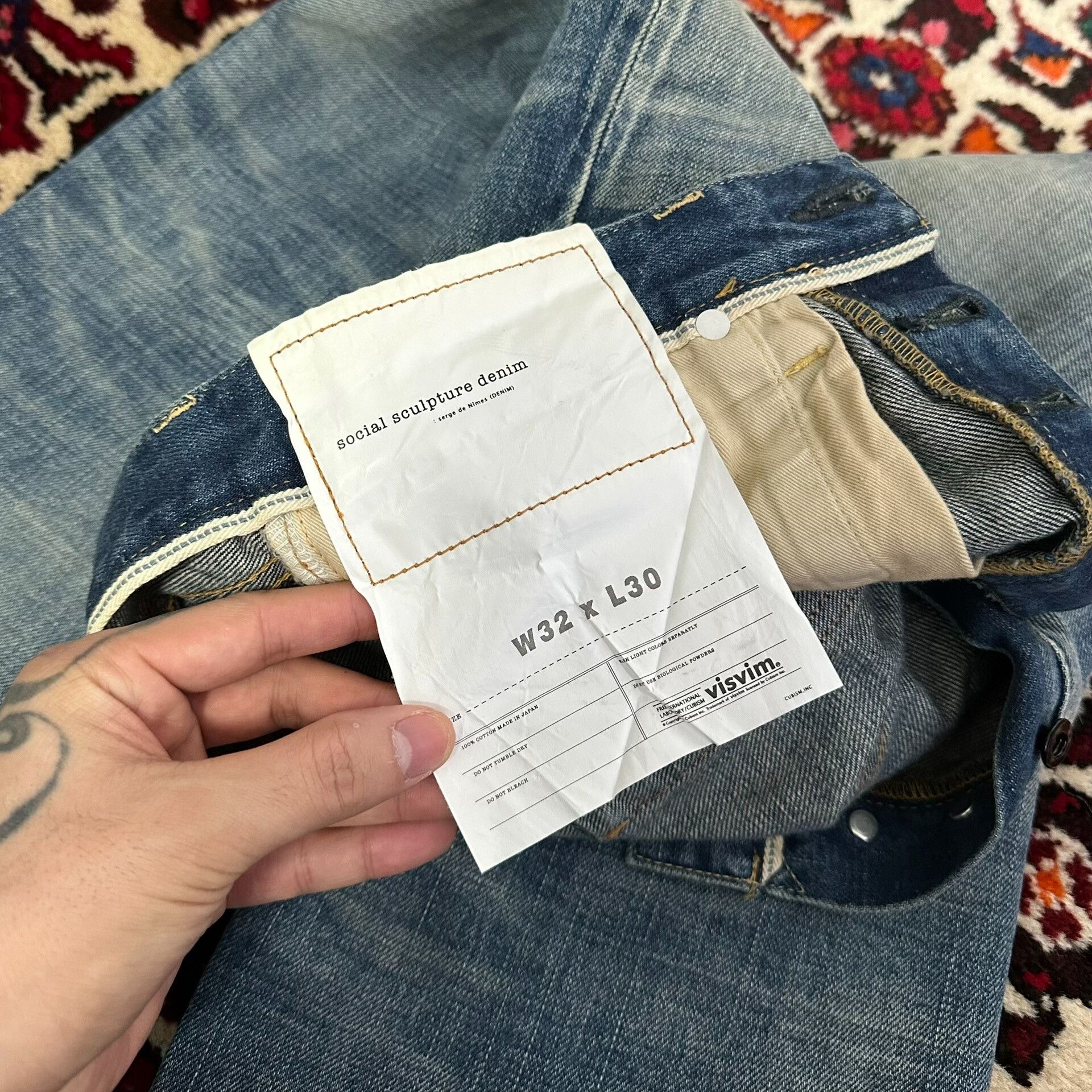 Visvim visvim 13ss 01d10 jeans in perfect condition Size US 34 / EU 50 - 8 Thumbnail