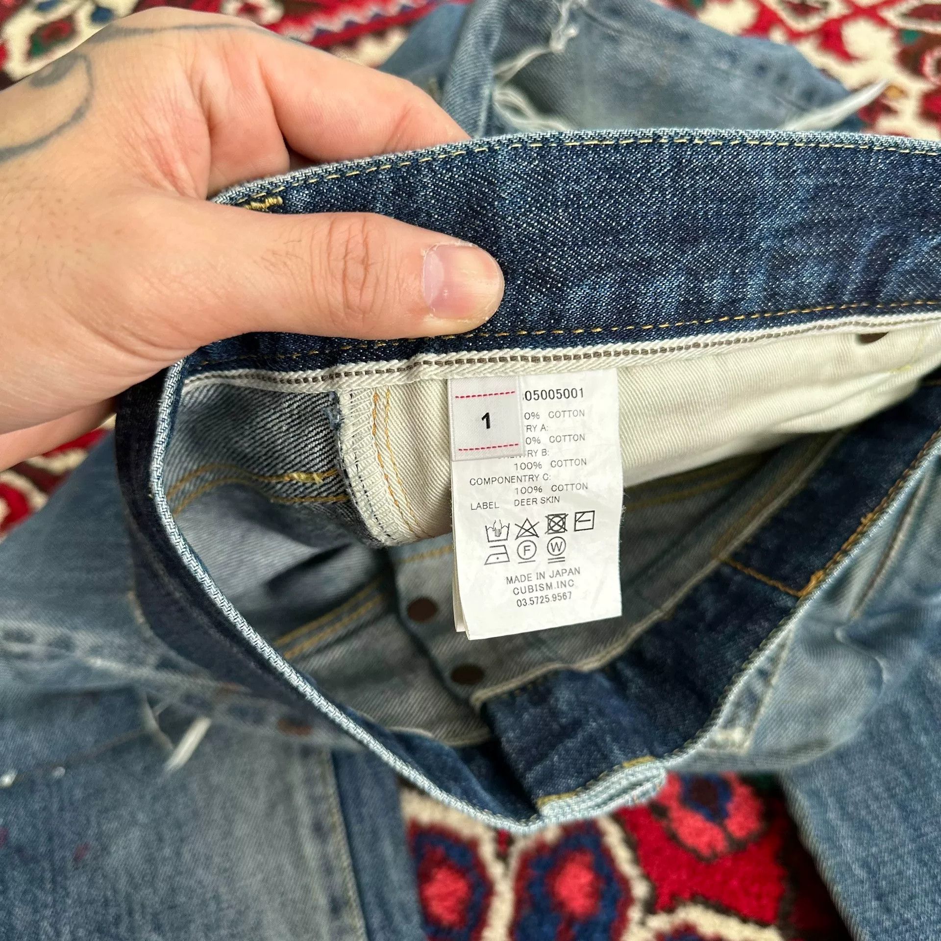 Visvim visvim 21aw journeyman distressed denim pants Size US 31 - 7 Thumbnail