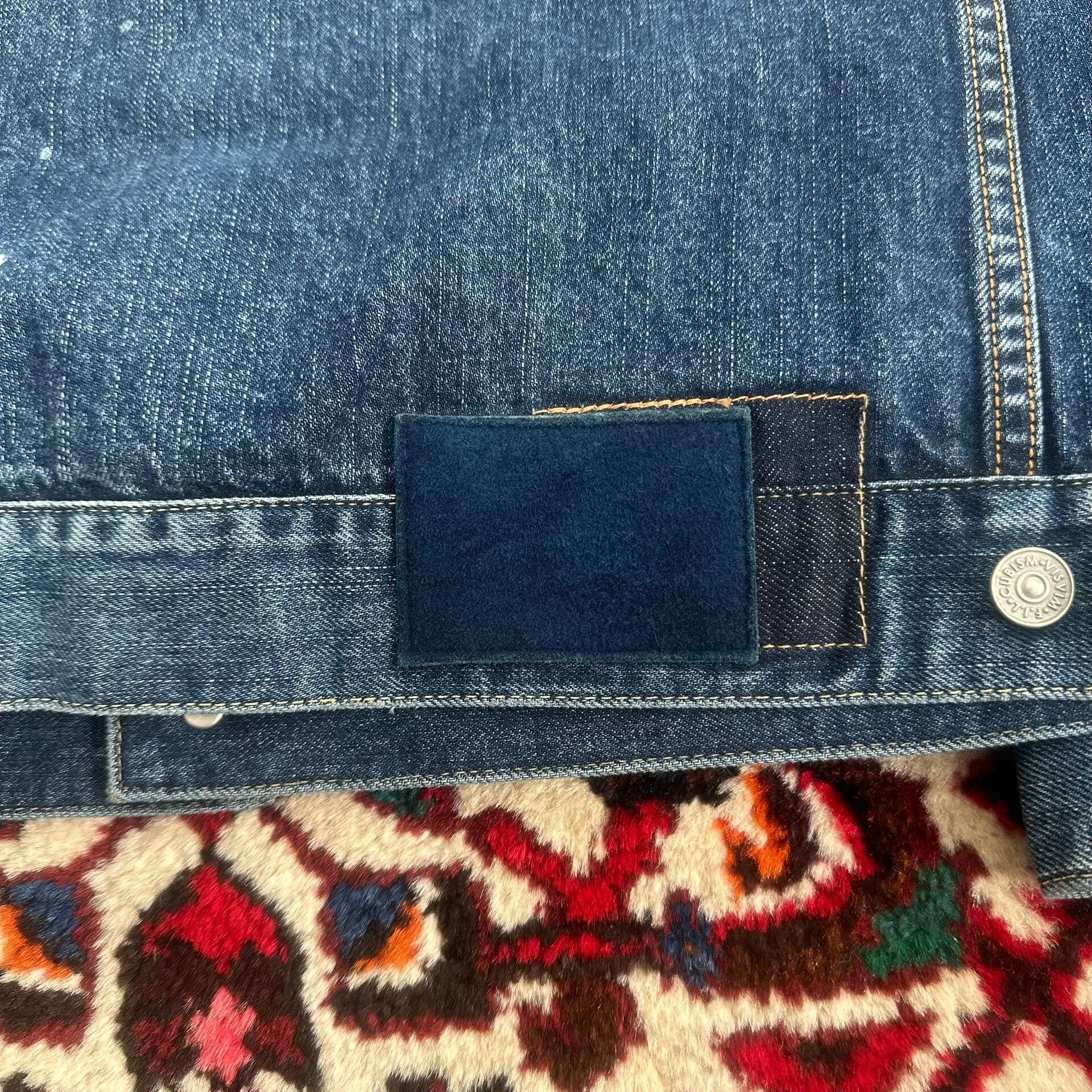 Visvim visvim 23aw denim jacket with paint splatter Size US L / EU 52-54 / 3 - 5 Thumbnail