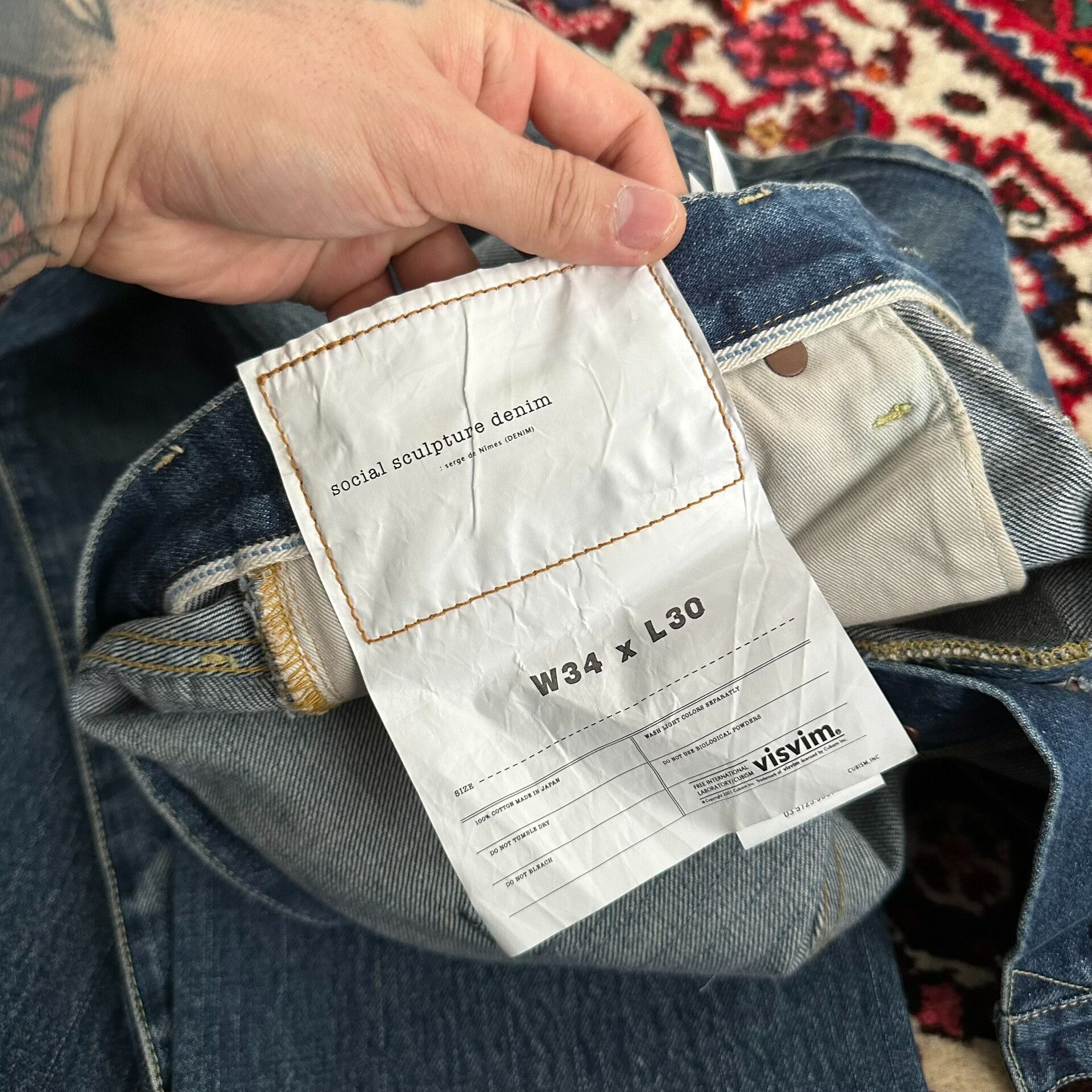 Visvim visvim 22ss water-washed denim pants Size US 34 / EU 50 - 7 Thumbnail