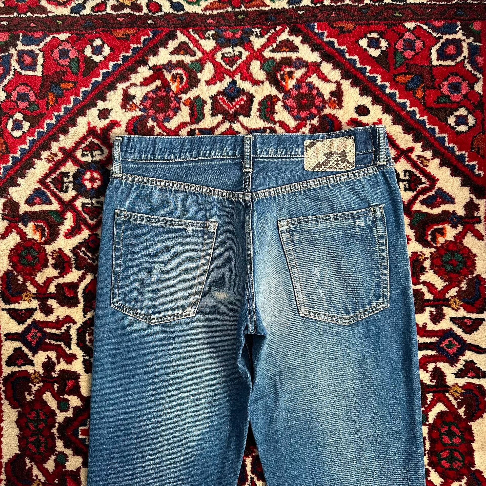 Visvim visvim 11aw washed denim jeans Size US 34 / EU 50 - 4 Thumbnail