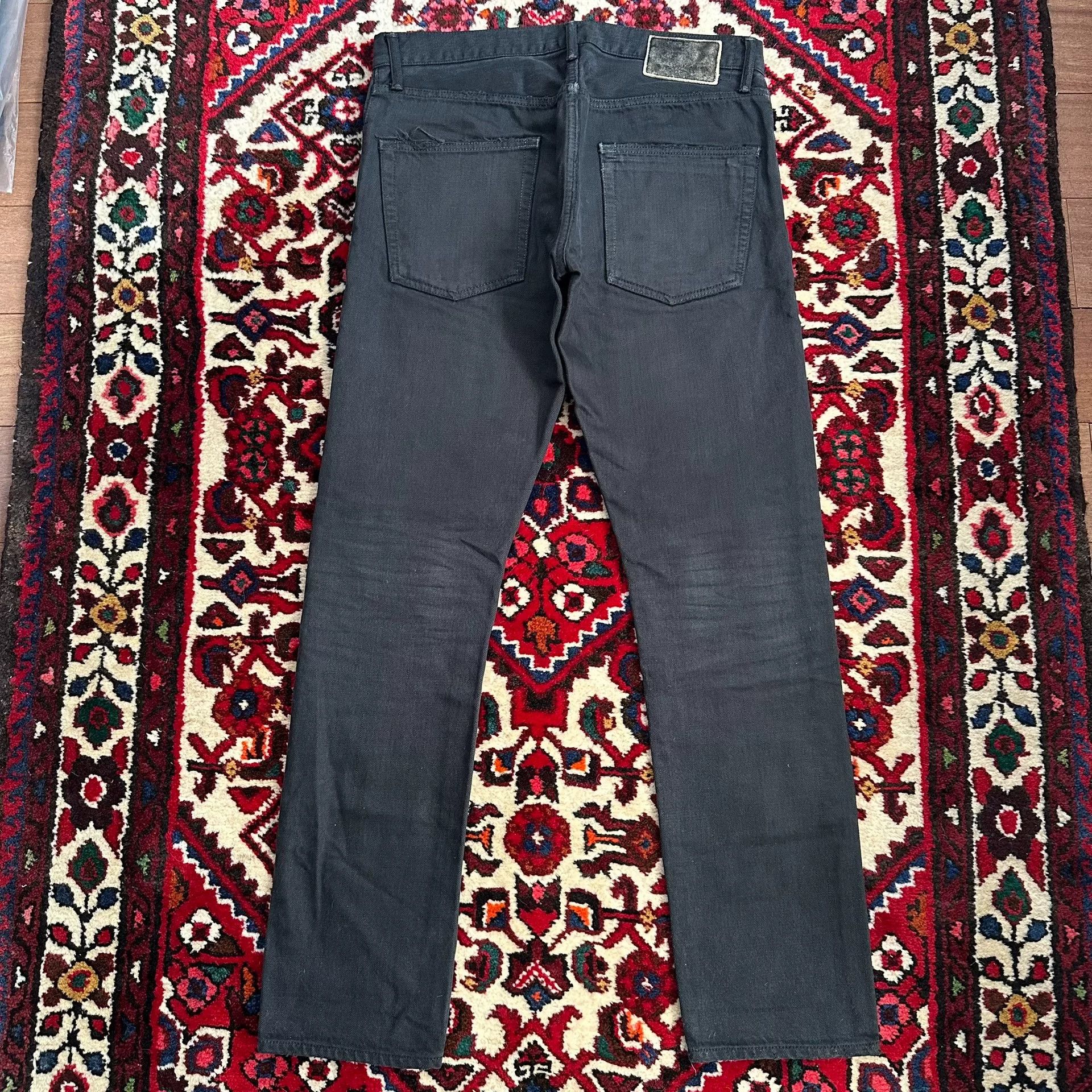 Visvim visvim black distressed denim pants size W34L30 Size US 34 / EU 50 - 2 Thumbnail