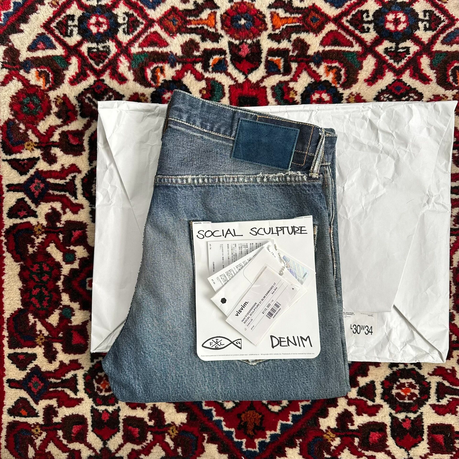 Visvim visvim 20aw wide leg jeans Size US 34 / EU 50 - 8 Thumbnail