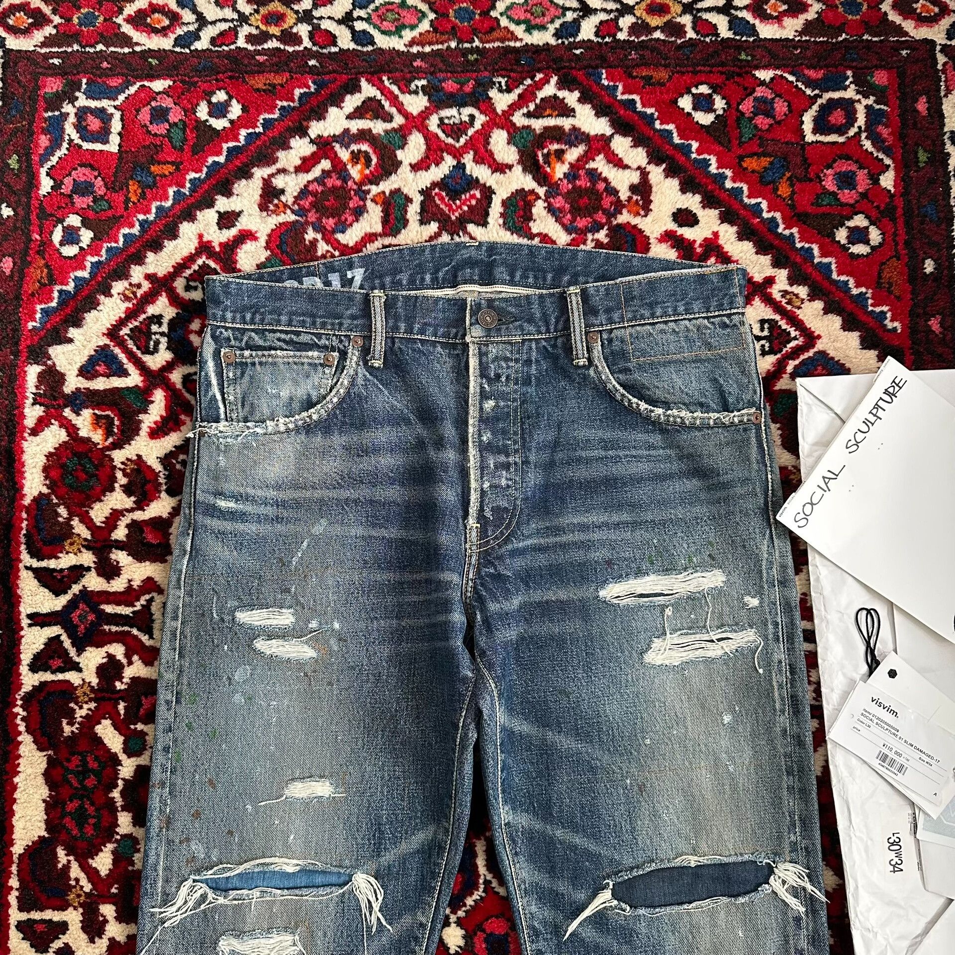 Visvim visvim 20aw wide leg jeans Size US 34 / EU 50 - 3 Thumbnail