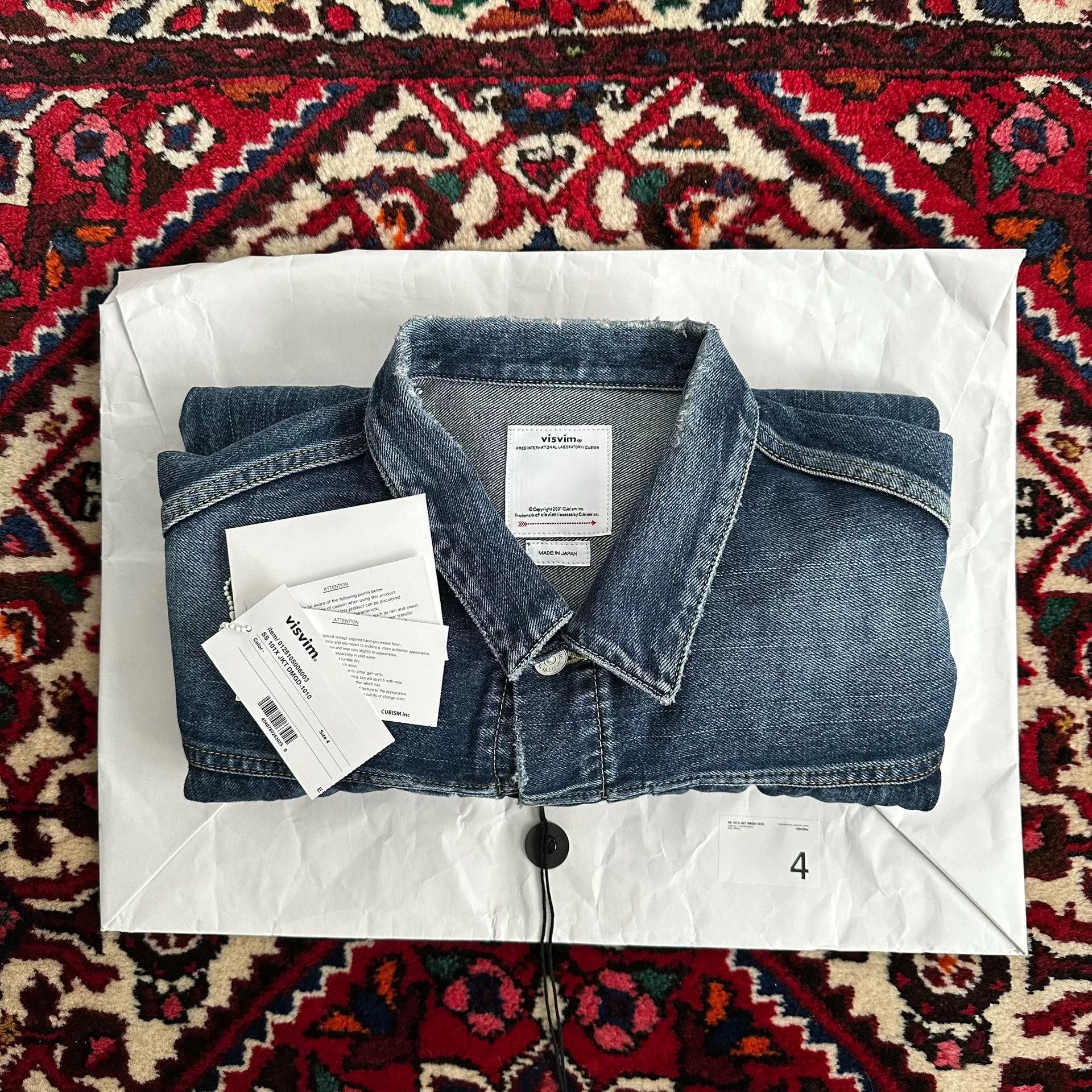 Visvim visvim 25ss 101x denim jacket Size US L / EU 52-54 / 3 - 8 Thumbnail