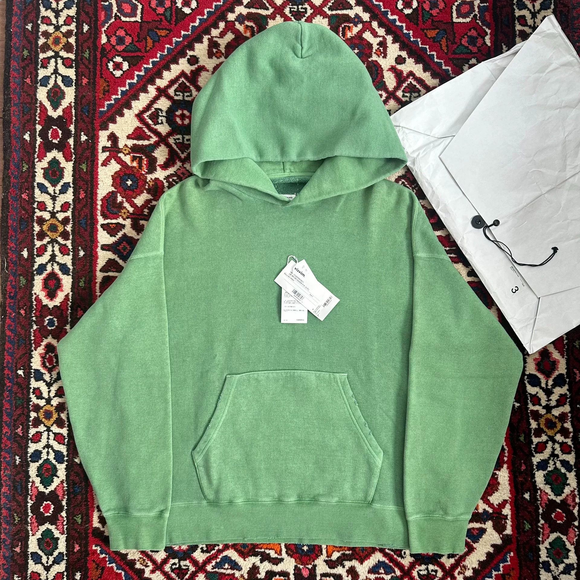 Visvim visvim jumbo hoodie in green color Size US M / EU 48-50 / 2 - 2 Thumbnail