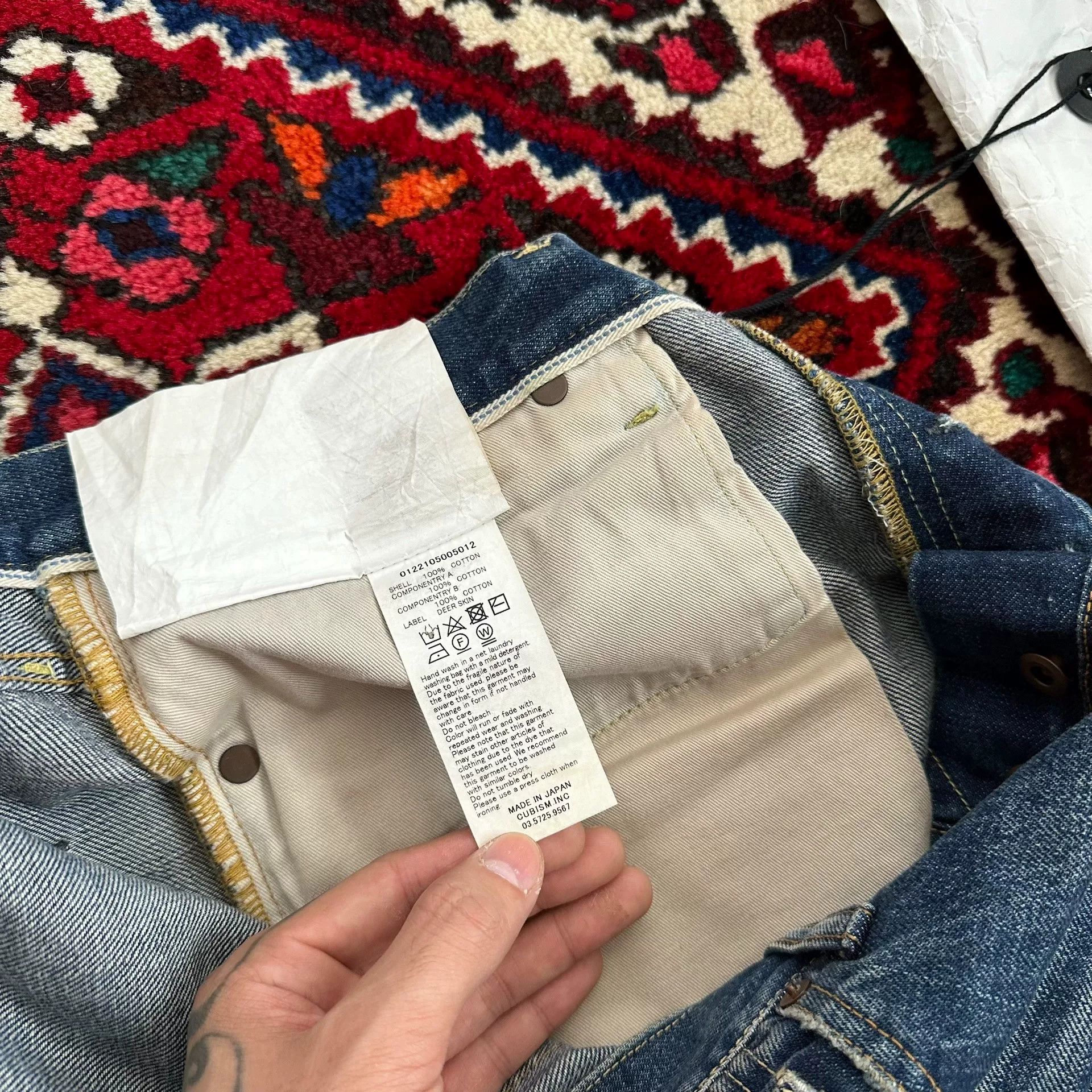Visvim visvim blue washed denim pants size 36 Size US 36 / EU 52 - 9 Thumbnail